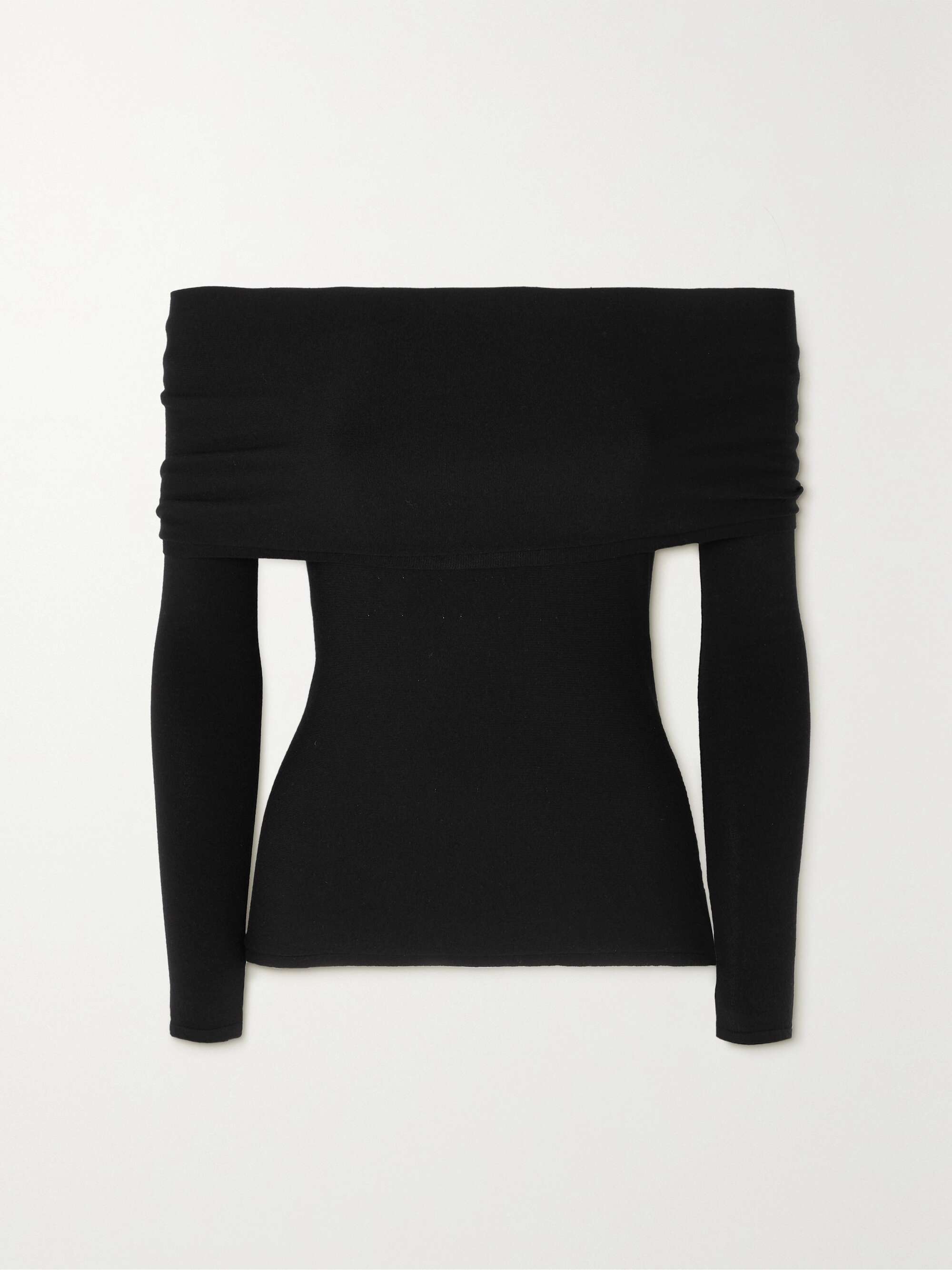 ALAÏA Off-the-shoulder knitted top | NET-A-PORTER