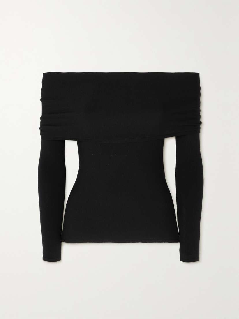 Alaïa Off-the-shoulder Knitted Top