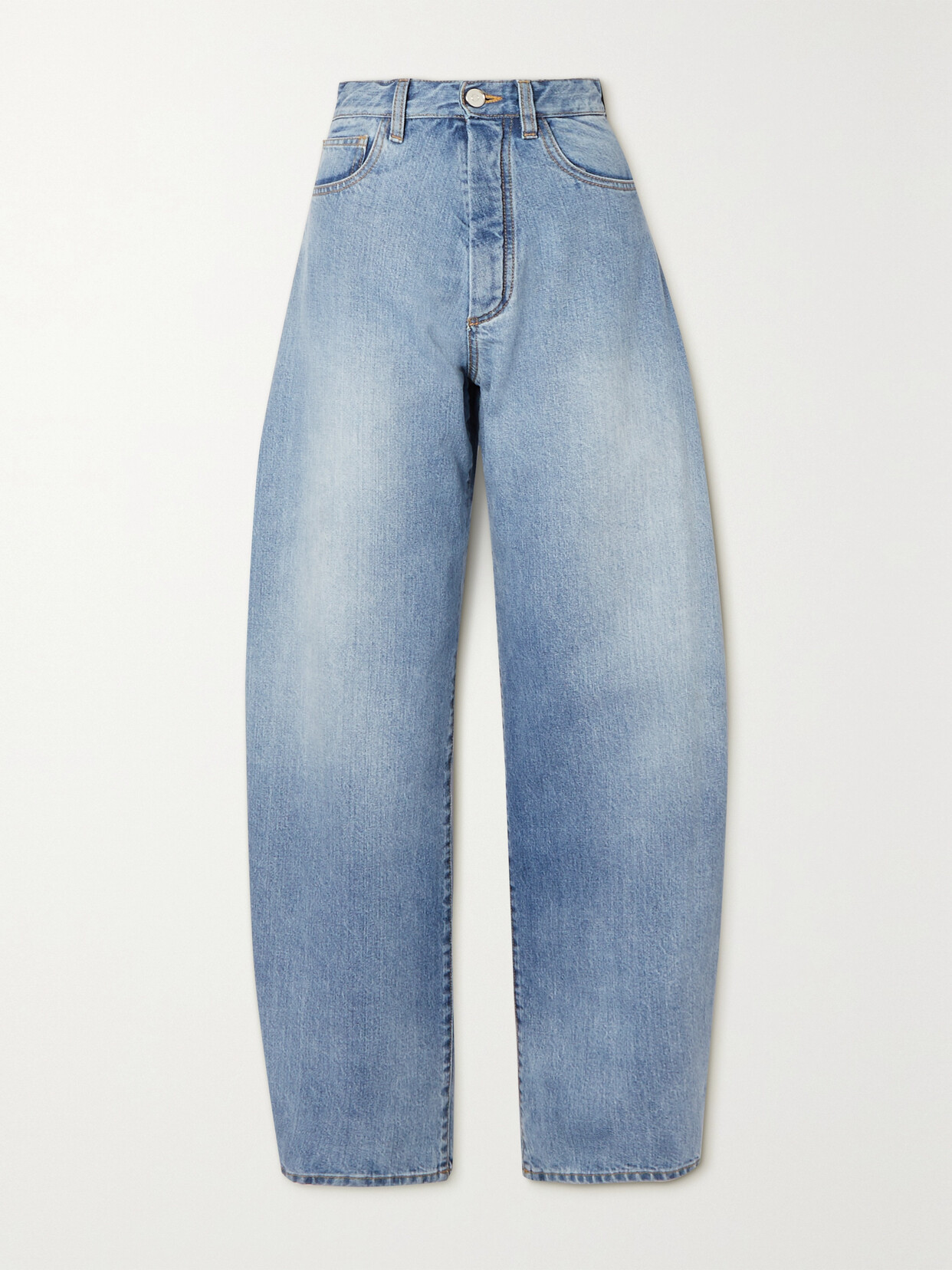 ALAÏA HIGH-RISE TAPERED JEANS