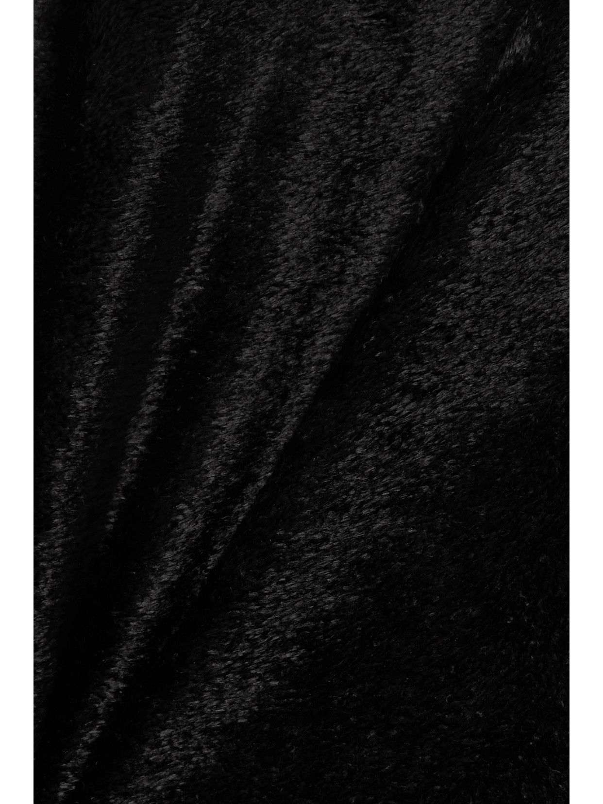 Shop Alaïa Convertible Chenille Gown In Black
