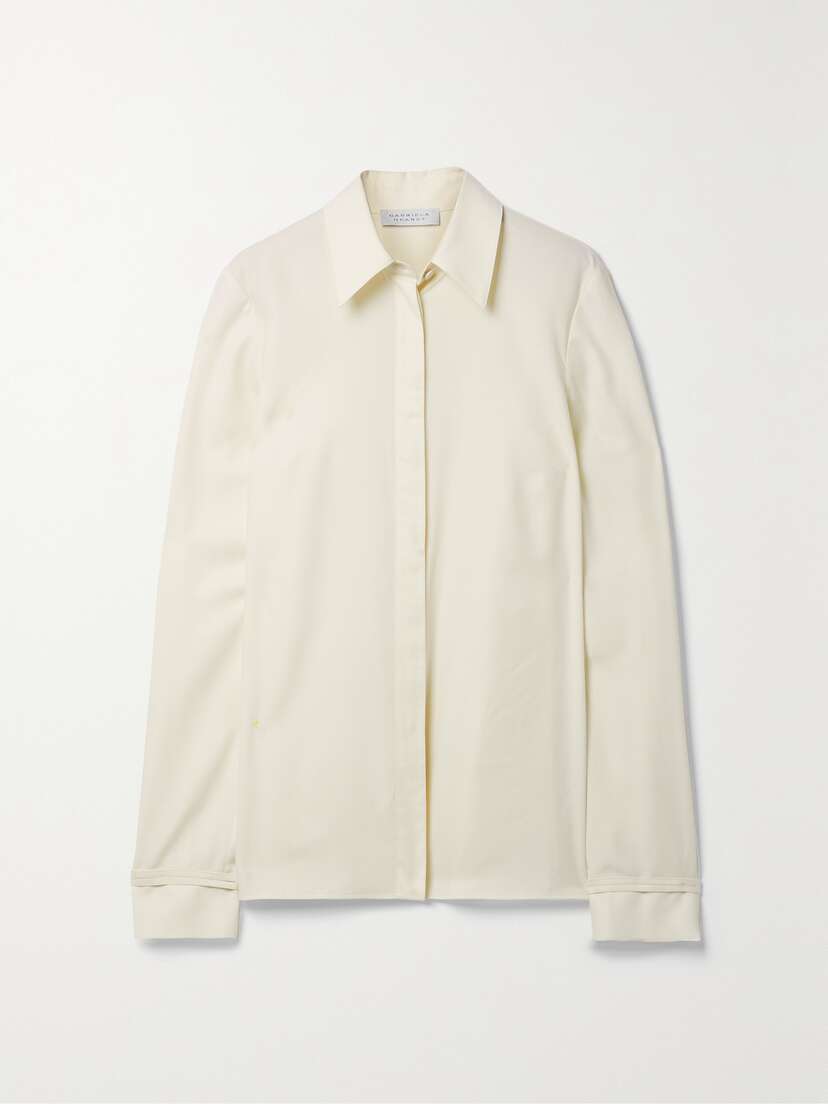 Gabriela Hearst Cruz Cashmere-twill Shirt