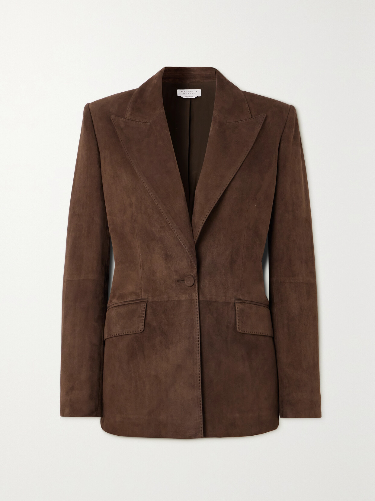 GABRIELA HEARST LEIVA SUEDE BLAZER