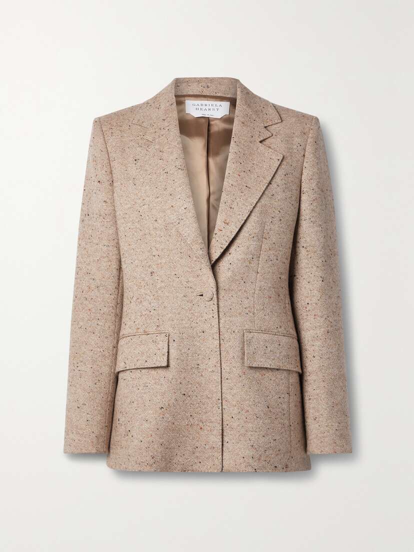 Gabriela Hearst Delmas Wool And Cashmere-blend Blazer