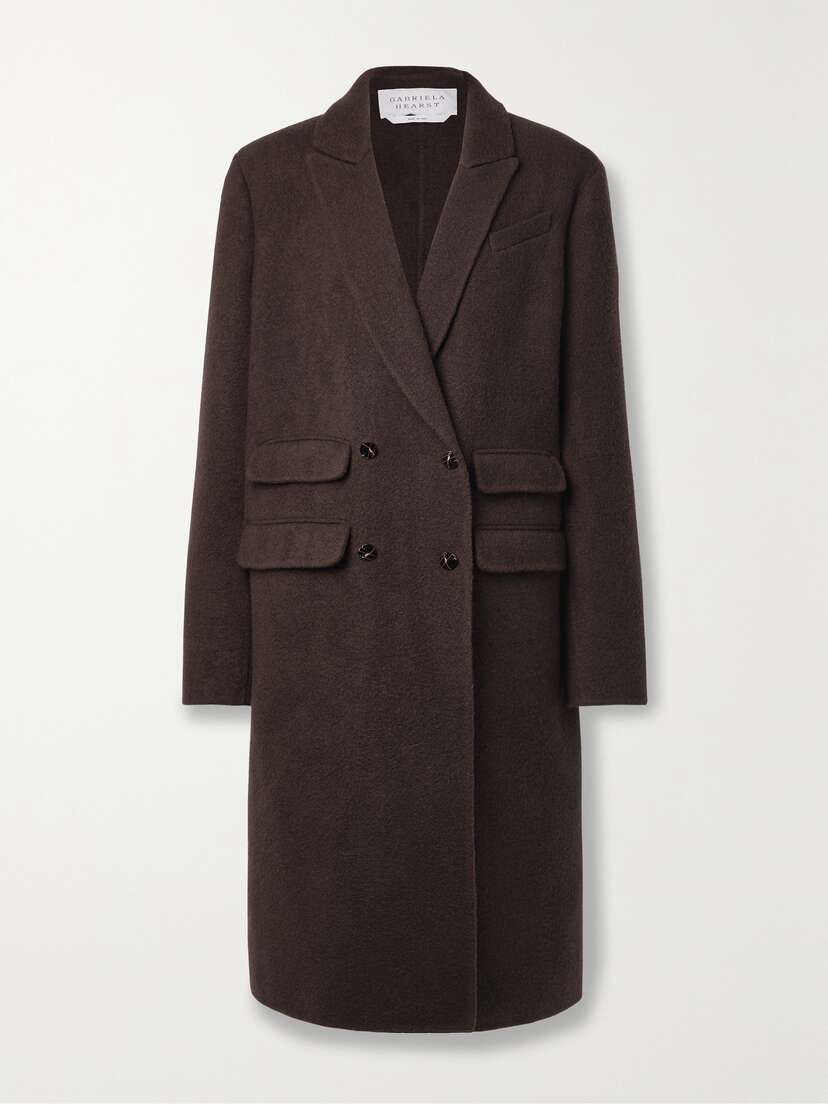 Gabriela Hearst Reed Double-breasted Recycled-cashmere Coat