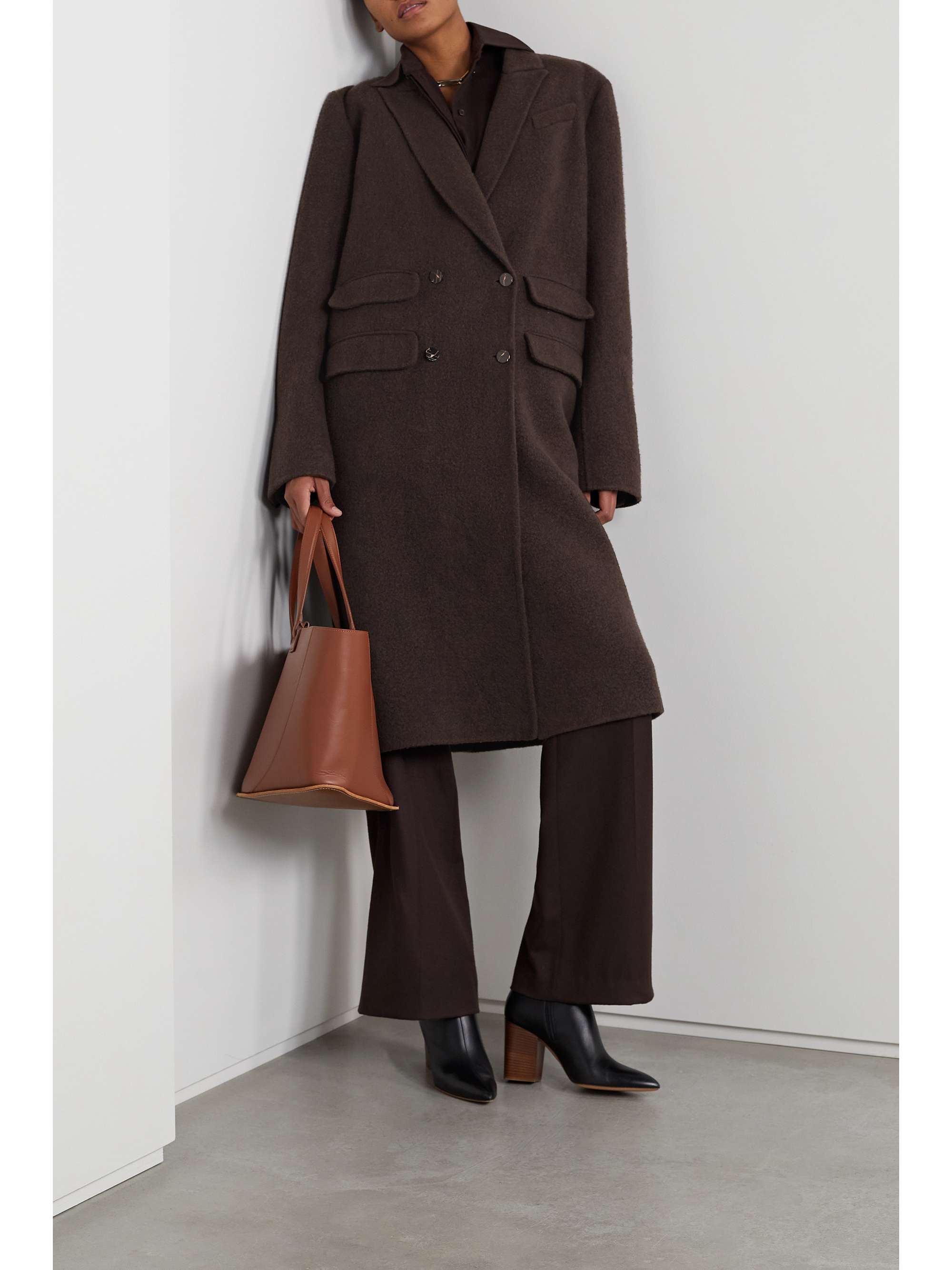 GABRIELA HEARST Reed double-breasted recycled-cashmere coat