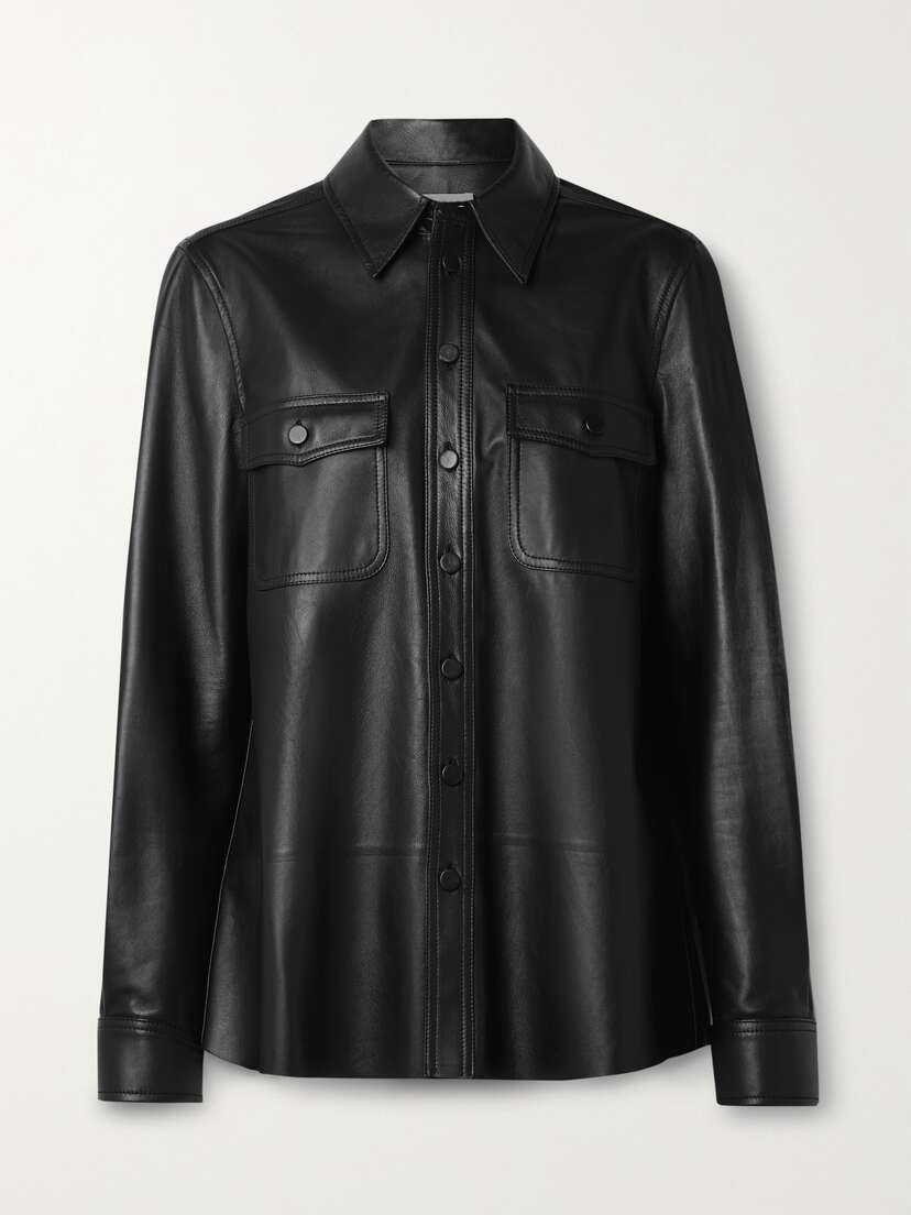 Gabriela Hearst John Austin Leather Jacket