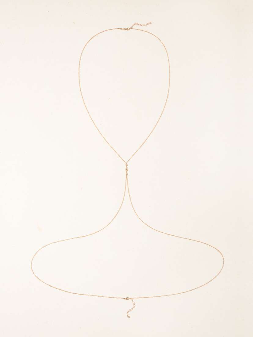 Jacquie Aiche Sophia 14-karat Gold Diamond Body Chain