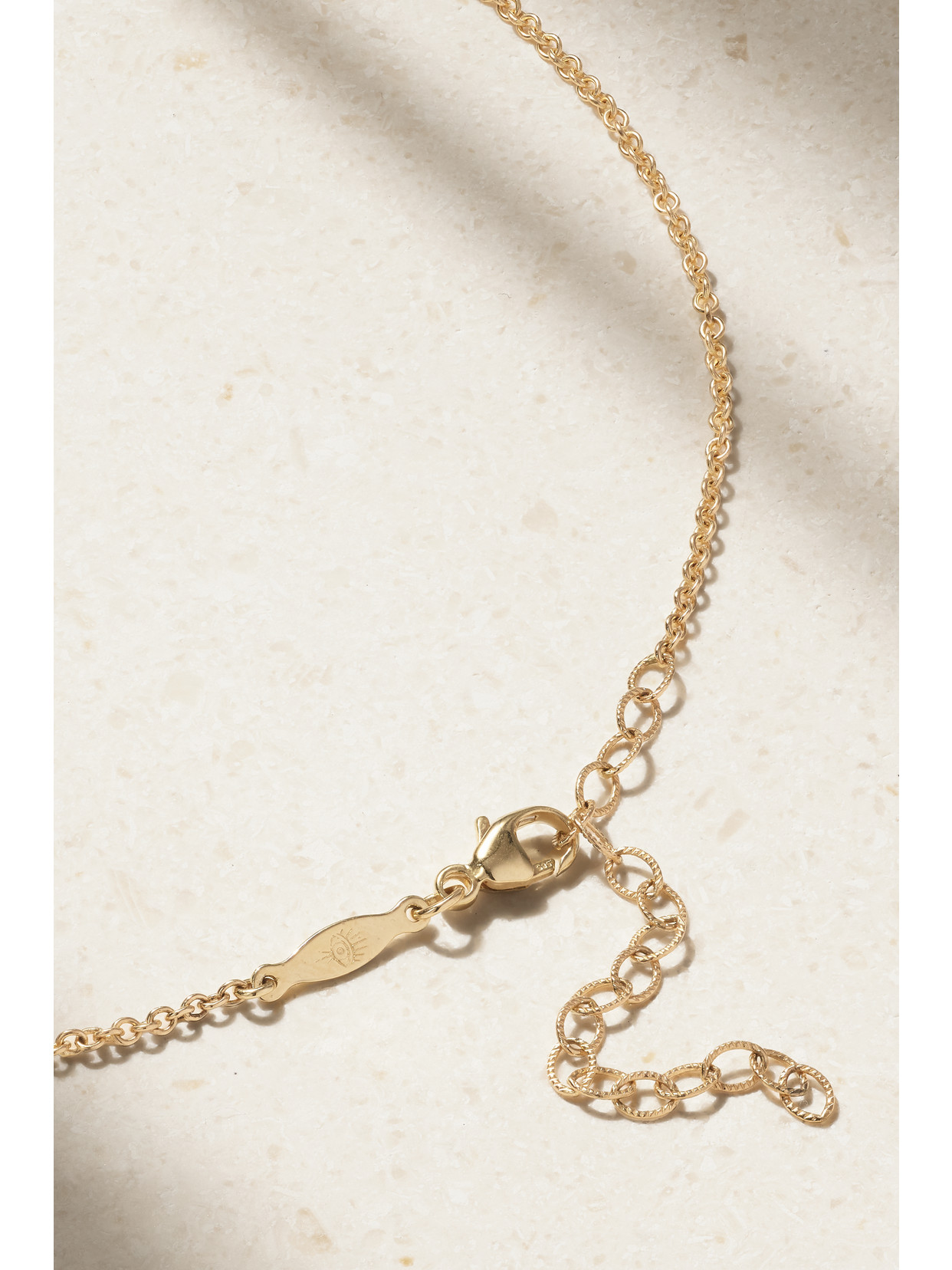 Jacquie Aiche Eye Burst 14-karat Gold, Amethyst And Diamond Necklace In Gold