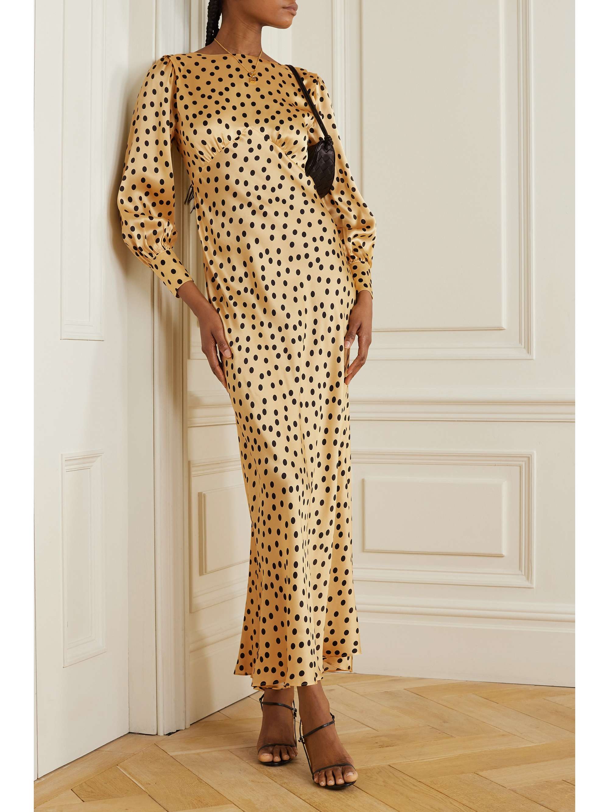 RIXO Marni open-back polka-dot silk maxi dress | NET-A-PORTER