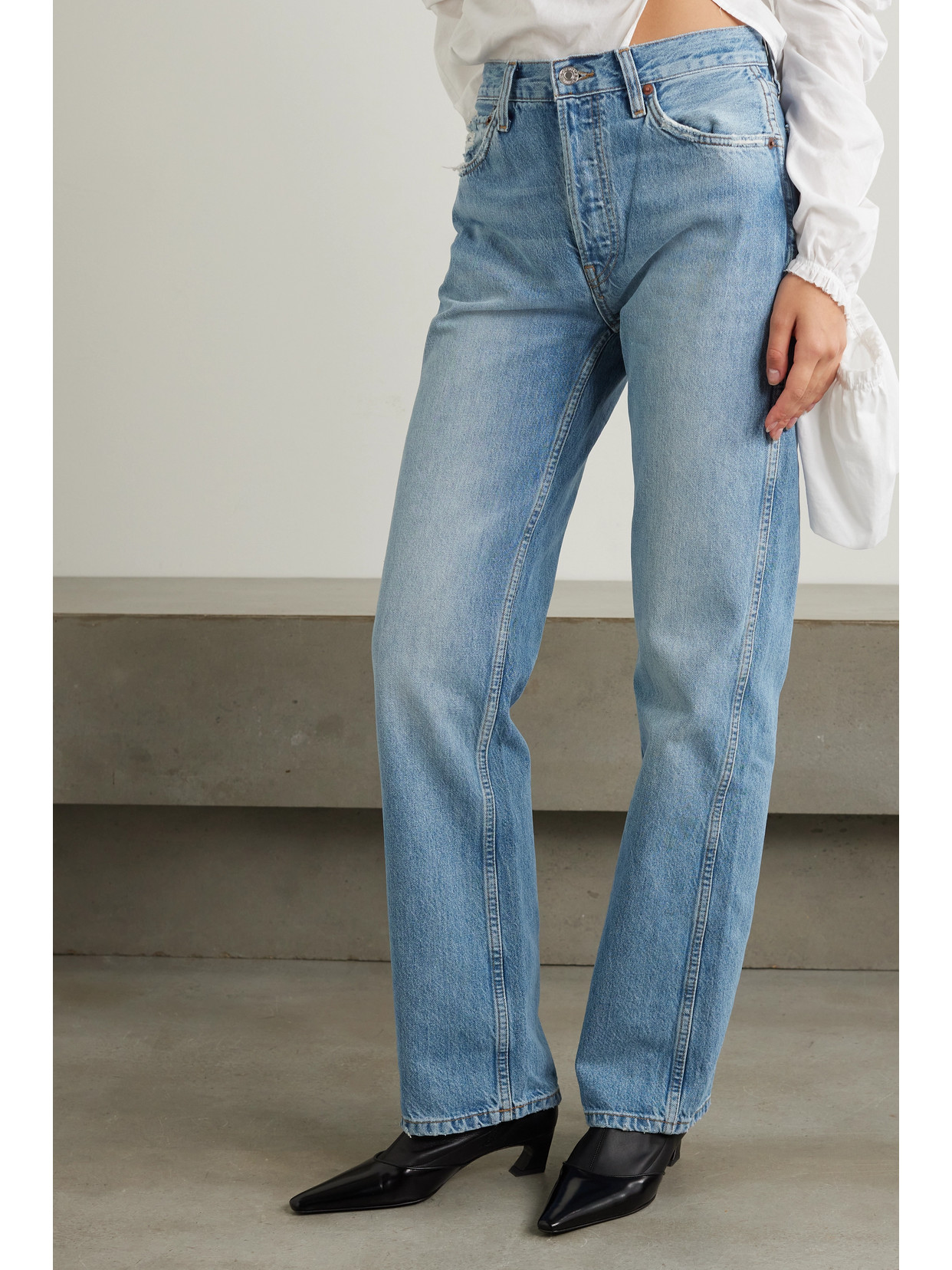 Re/Done - 90S Loose High-Rise Straight-Leg Jeans