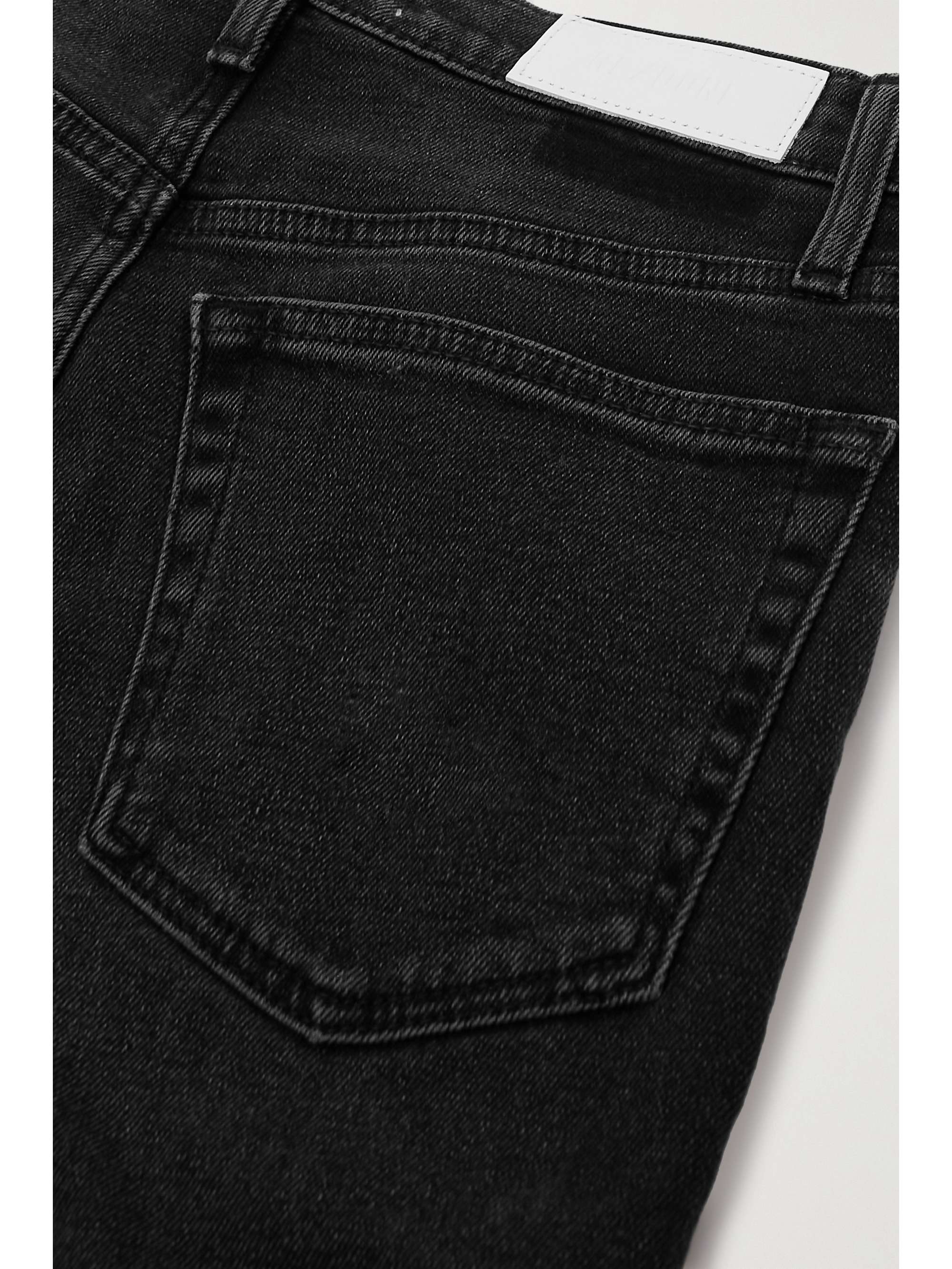 RE/DONE 70s Stove Pipe cropped distressed high-rise straight-leg jeans
