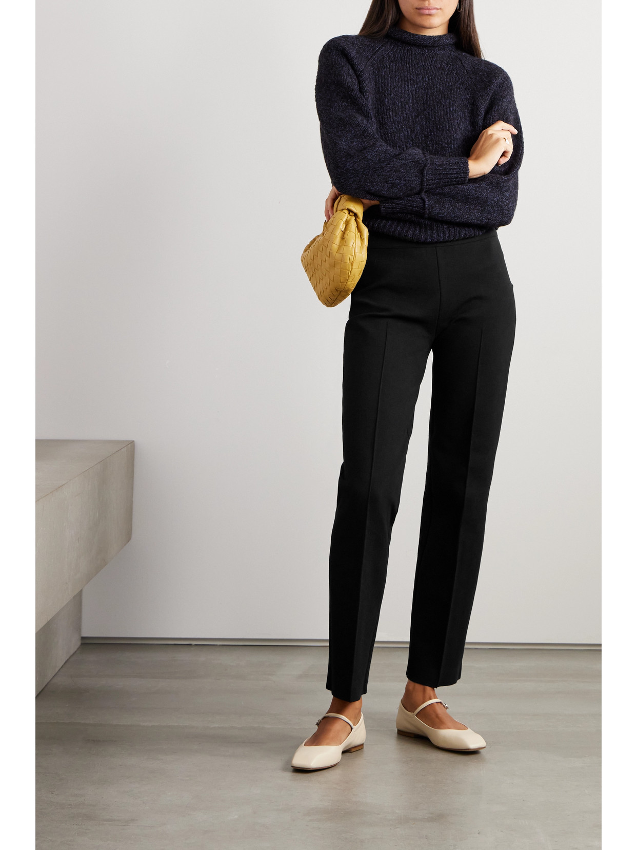 High Sport Sig Check-jacquard Cotton Pants In Black