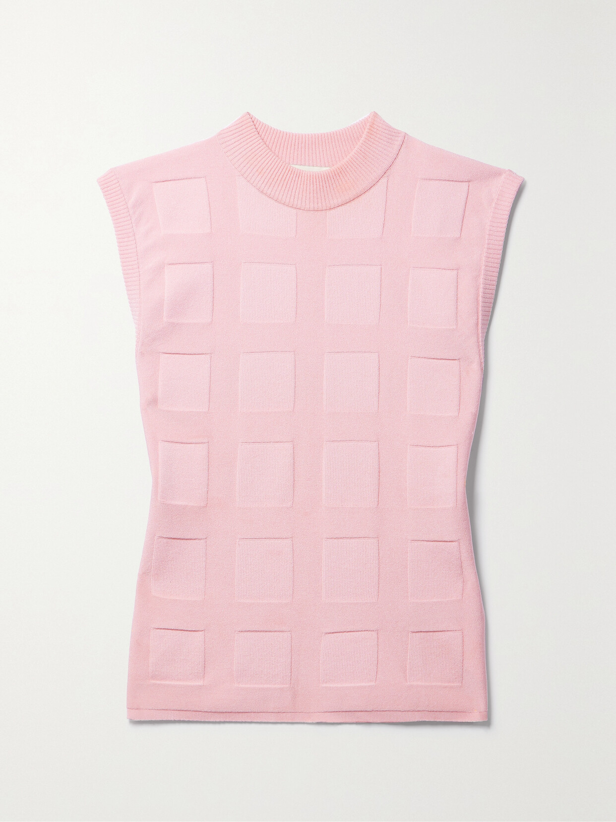 High Sport Drea Jacquard-knit Tank In Pink