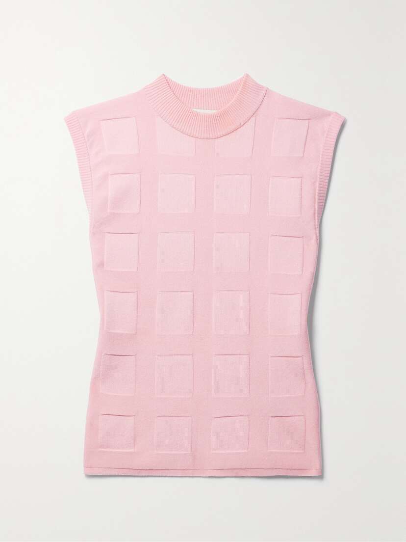 HIGH SPORT Drea Jacquard-knit Tank