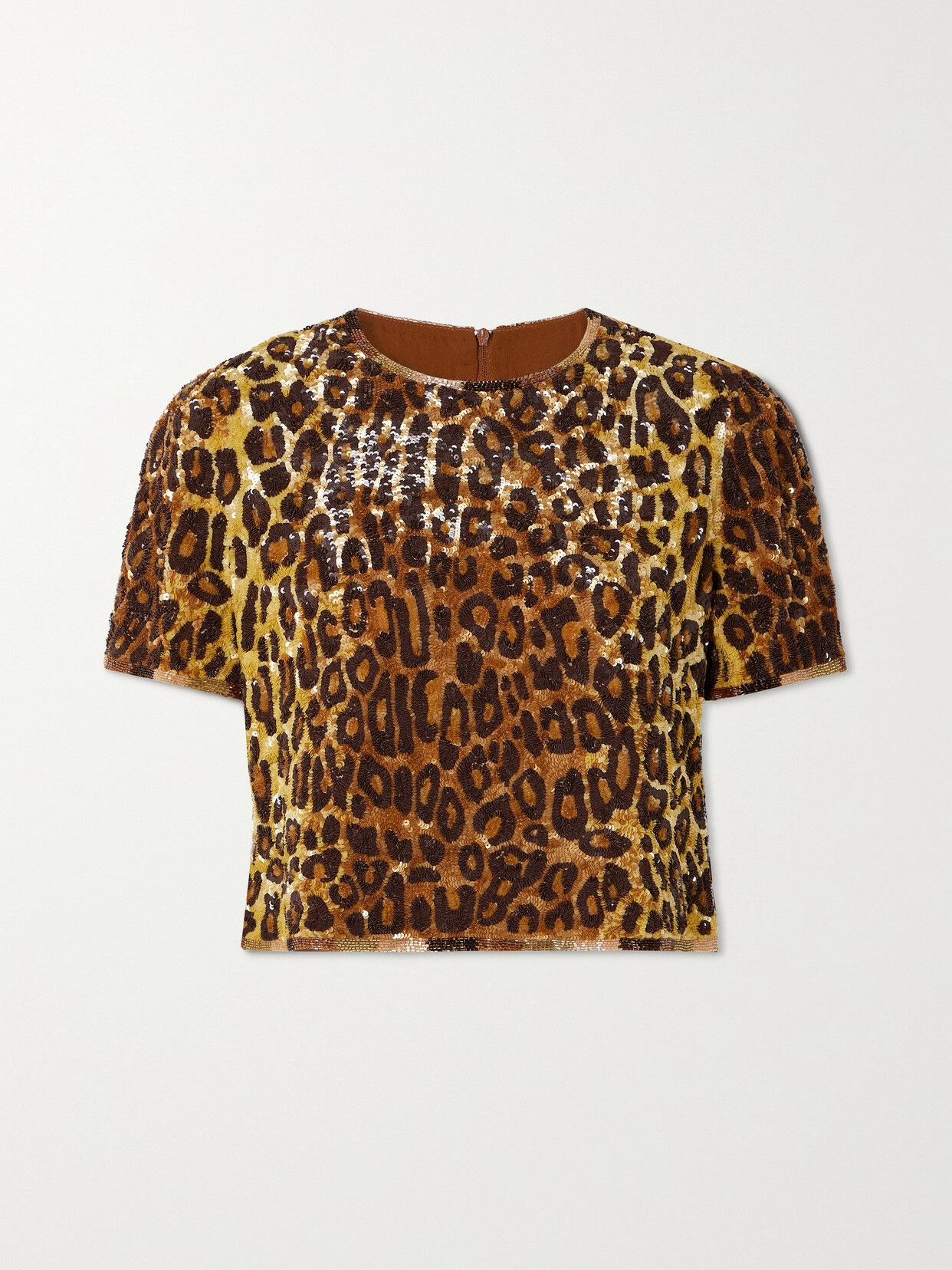 Ashish Beaded Sequined Georgette T-shirt