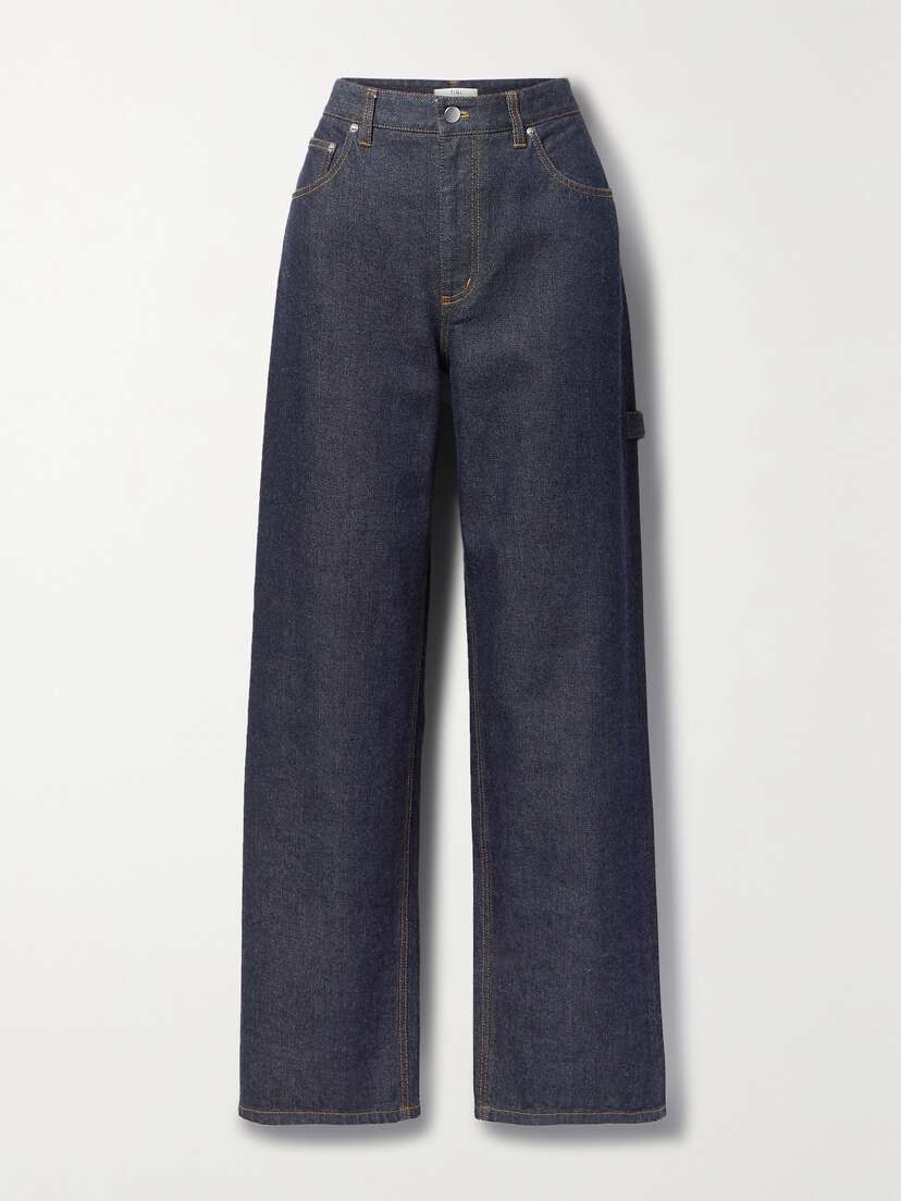 Tibi Mid-rise Wide-leg Jeans