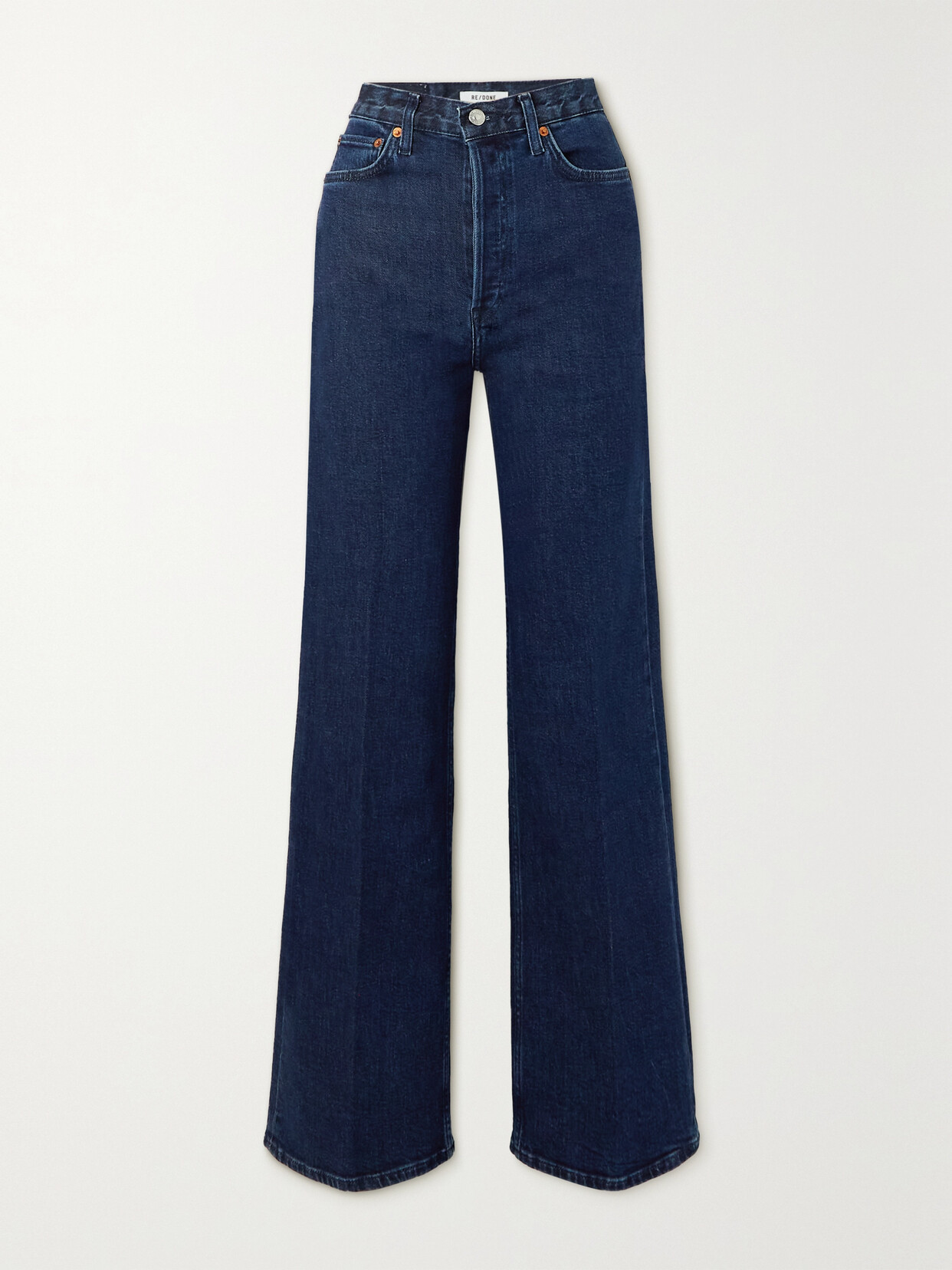 RE/DONE - 70s High-rise Wide-leg Jeans - Blue