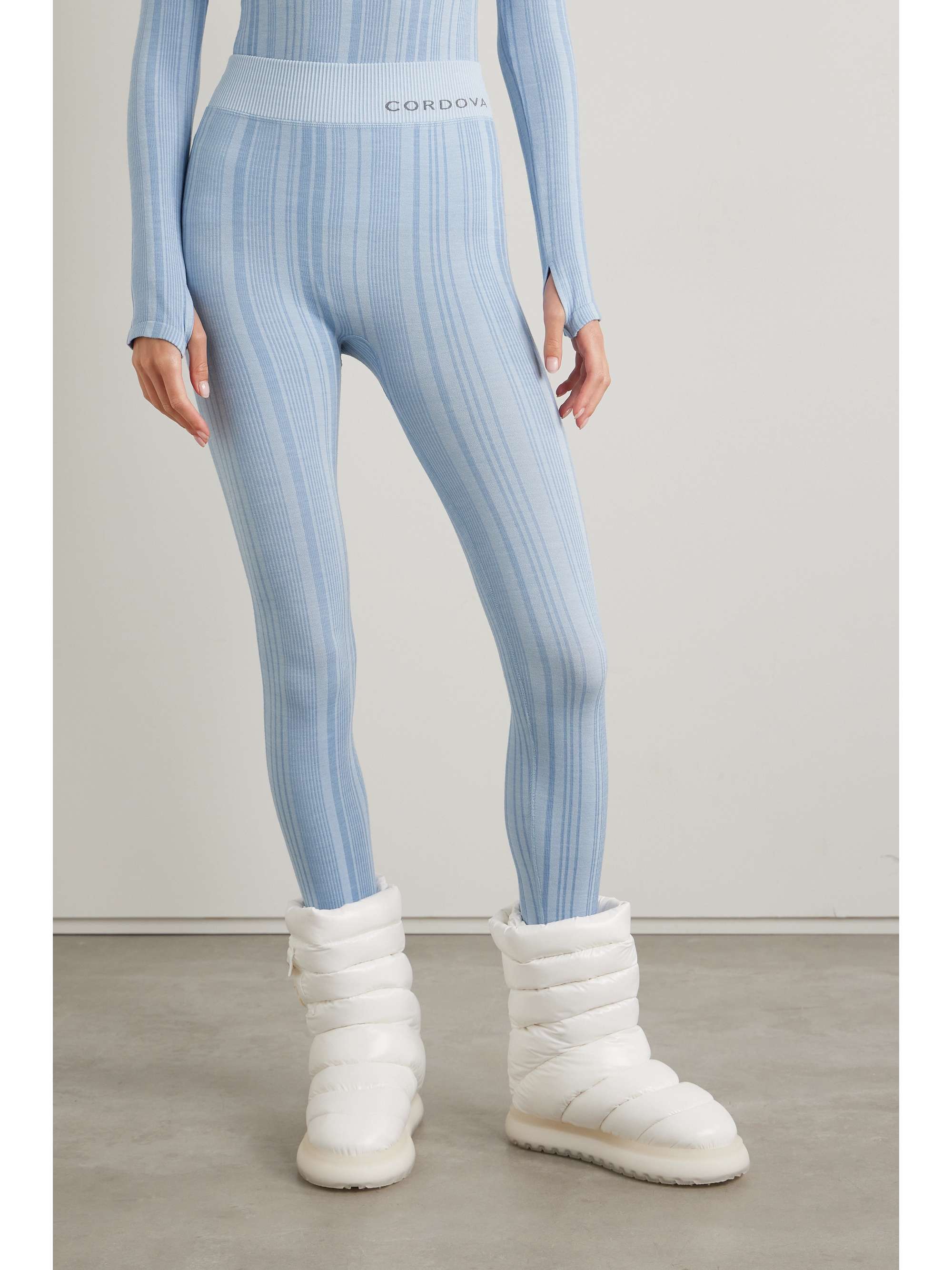 CORDOVA Ribbed thermal leggings