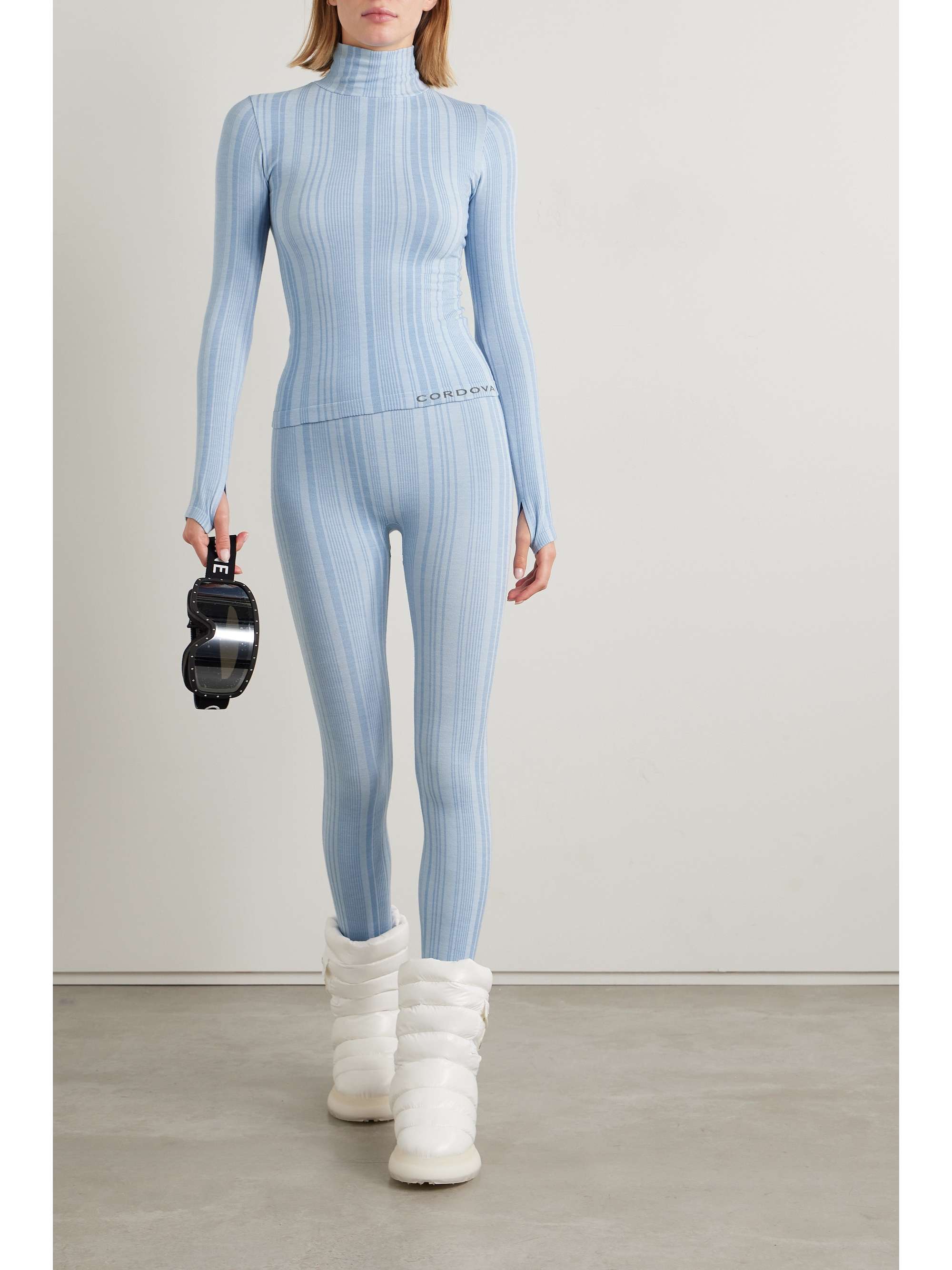 CORDOVA Ribbed thermal leggings