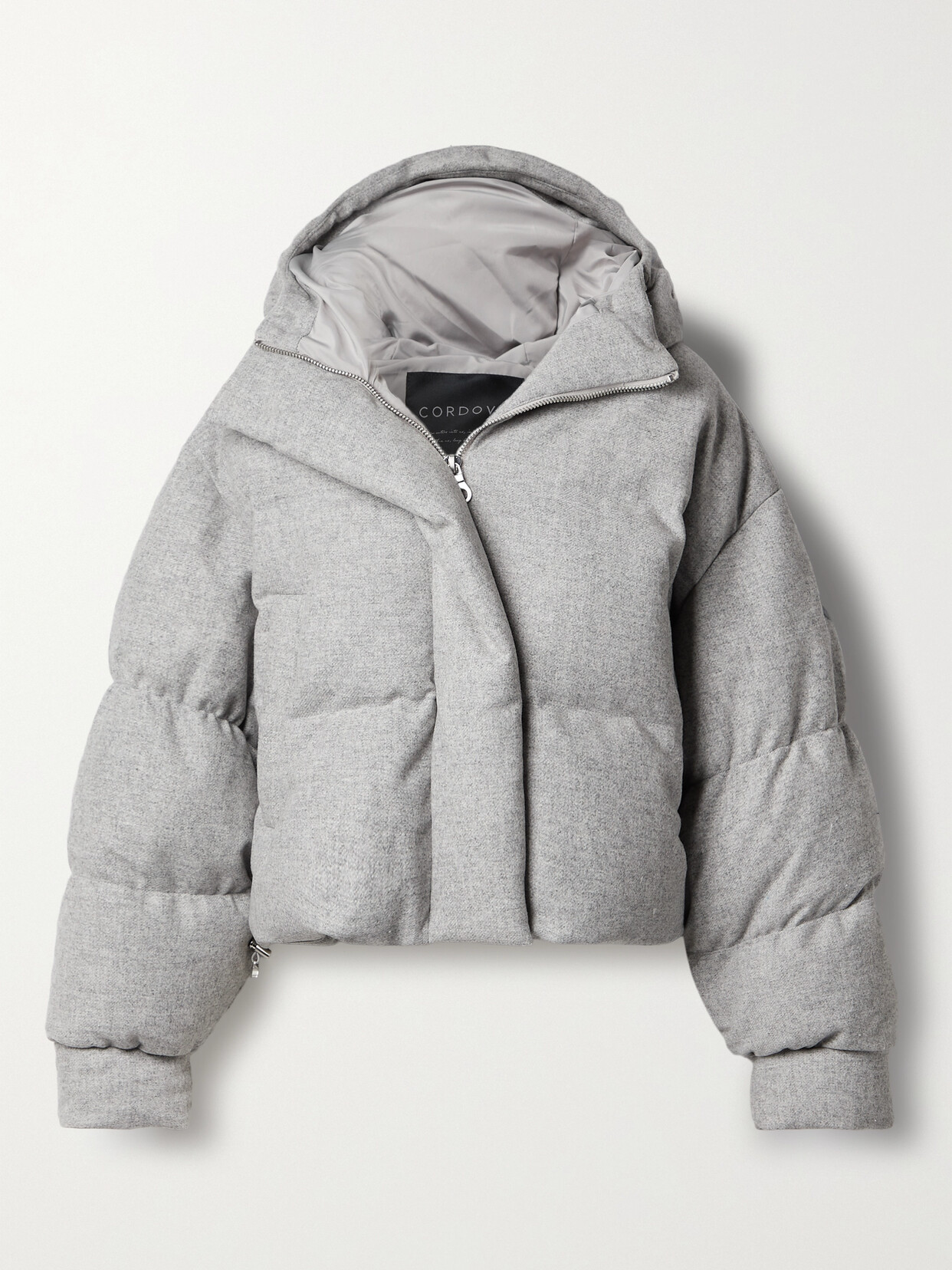 Cordova - Aomori Hooded Quilted Down Ski Jacket - Gray