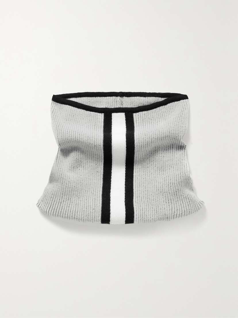 Cordova Soelden Striped Ribbed Merino Wool Scarf