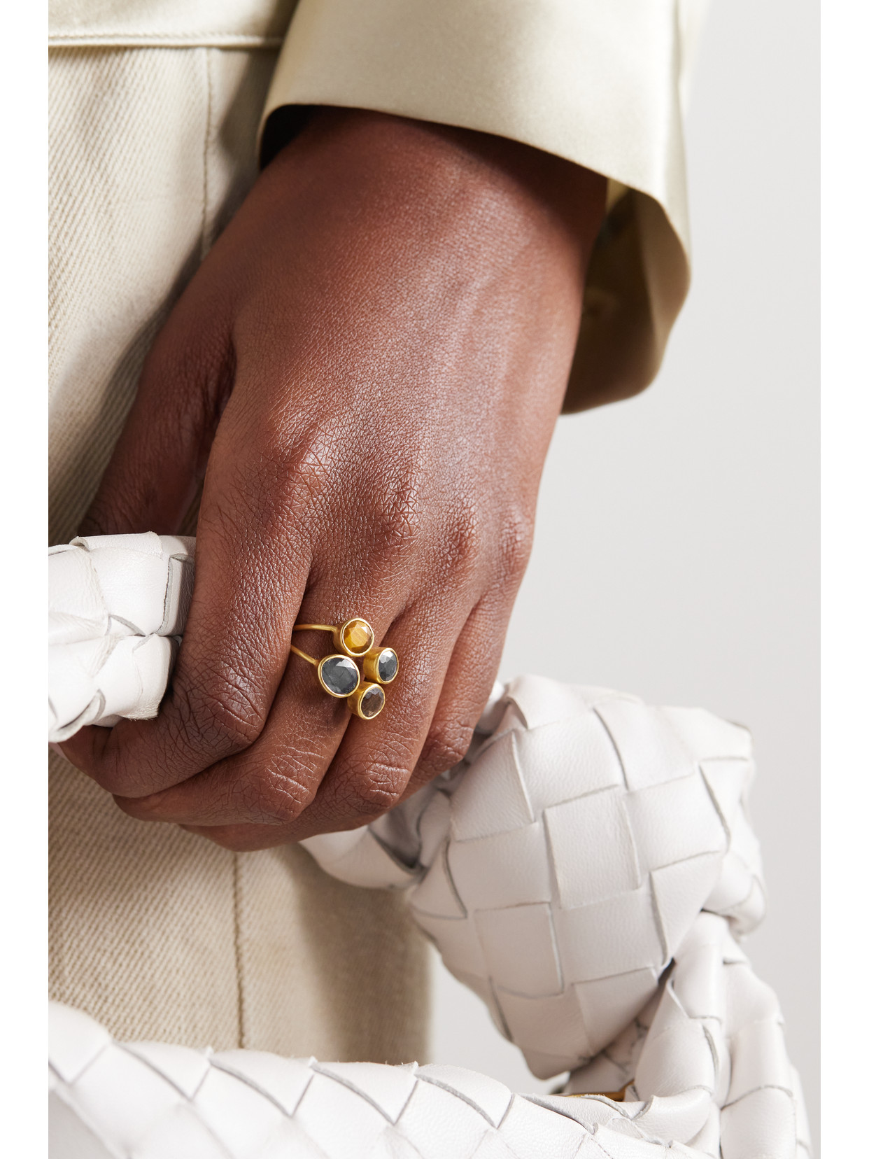 Shop Pippa Small 18-karat Gold Multi-stone Ring