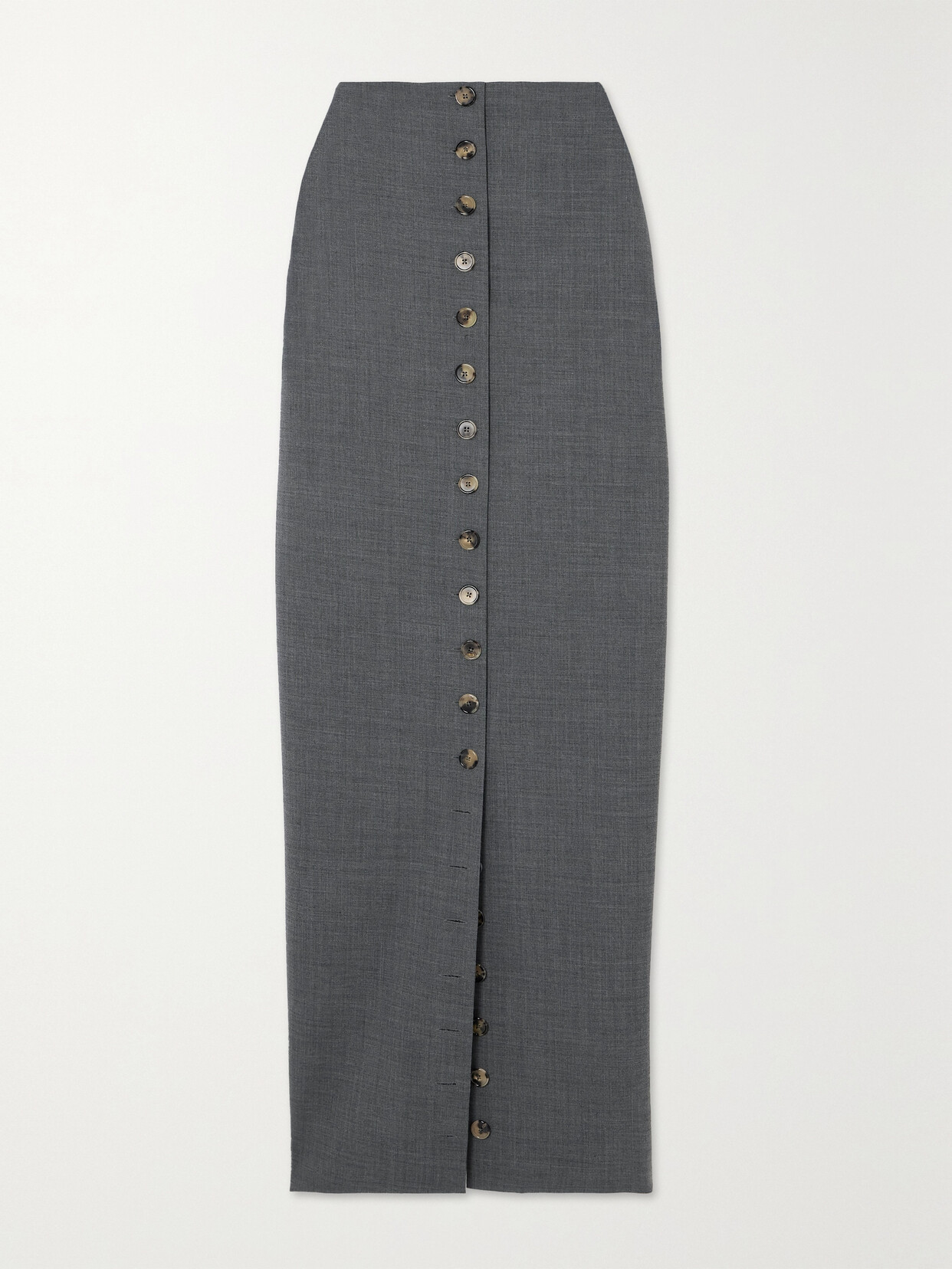 A.W.A.K.E. MODE - Woven Maxi Skirt - Gray