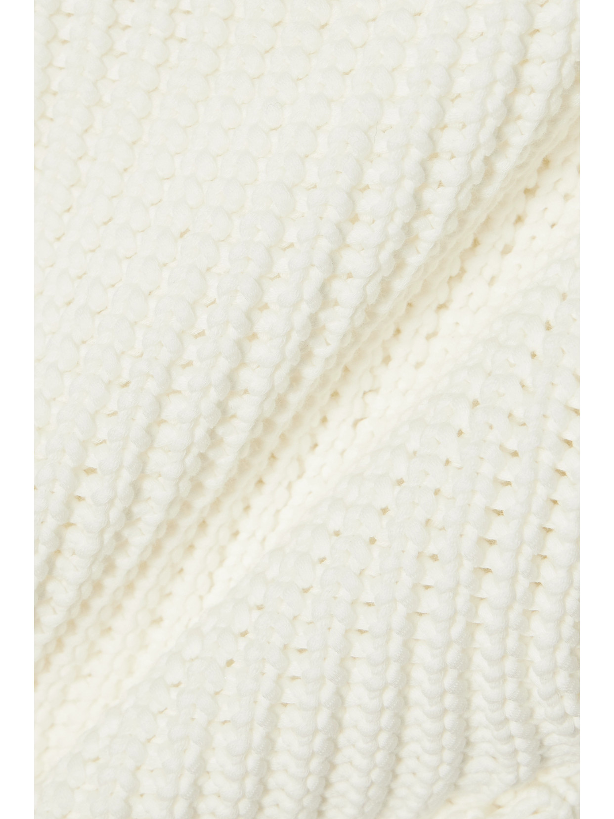 A. W.A. K.E. Mode - Draped Ribbed Merino Wool-Blend Turtleneck Sweater