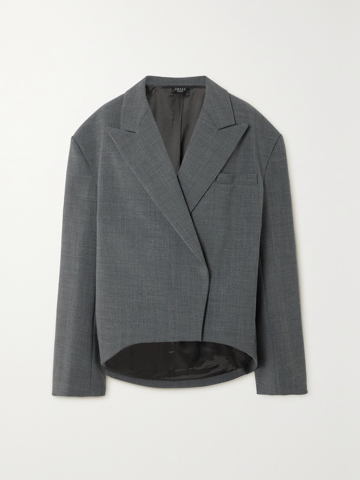 A.W.A.K.E. MODE - Woven Blazer - Gray