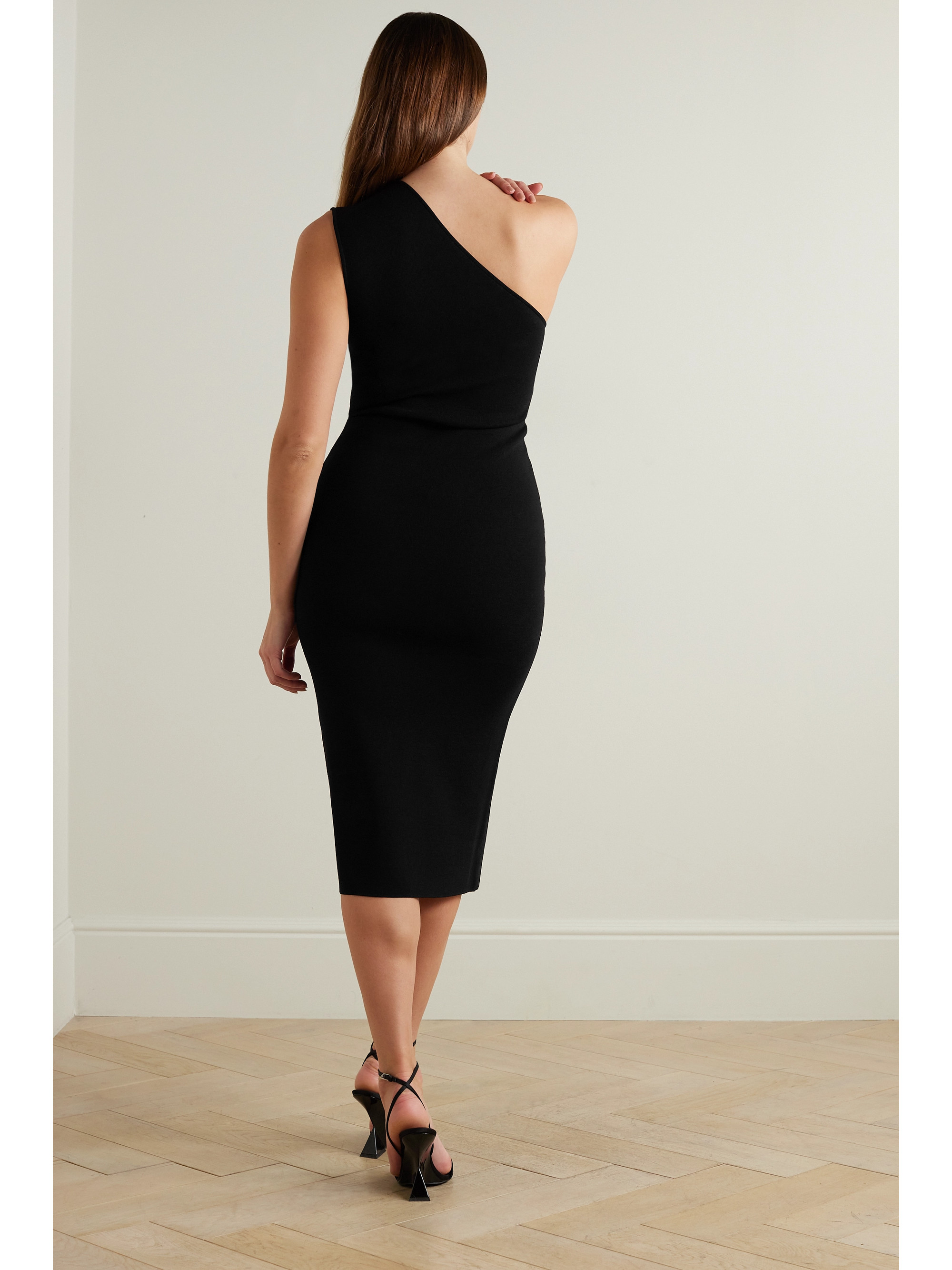 GAUGE81 Arriba one-shoulder knitted midi dress