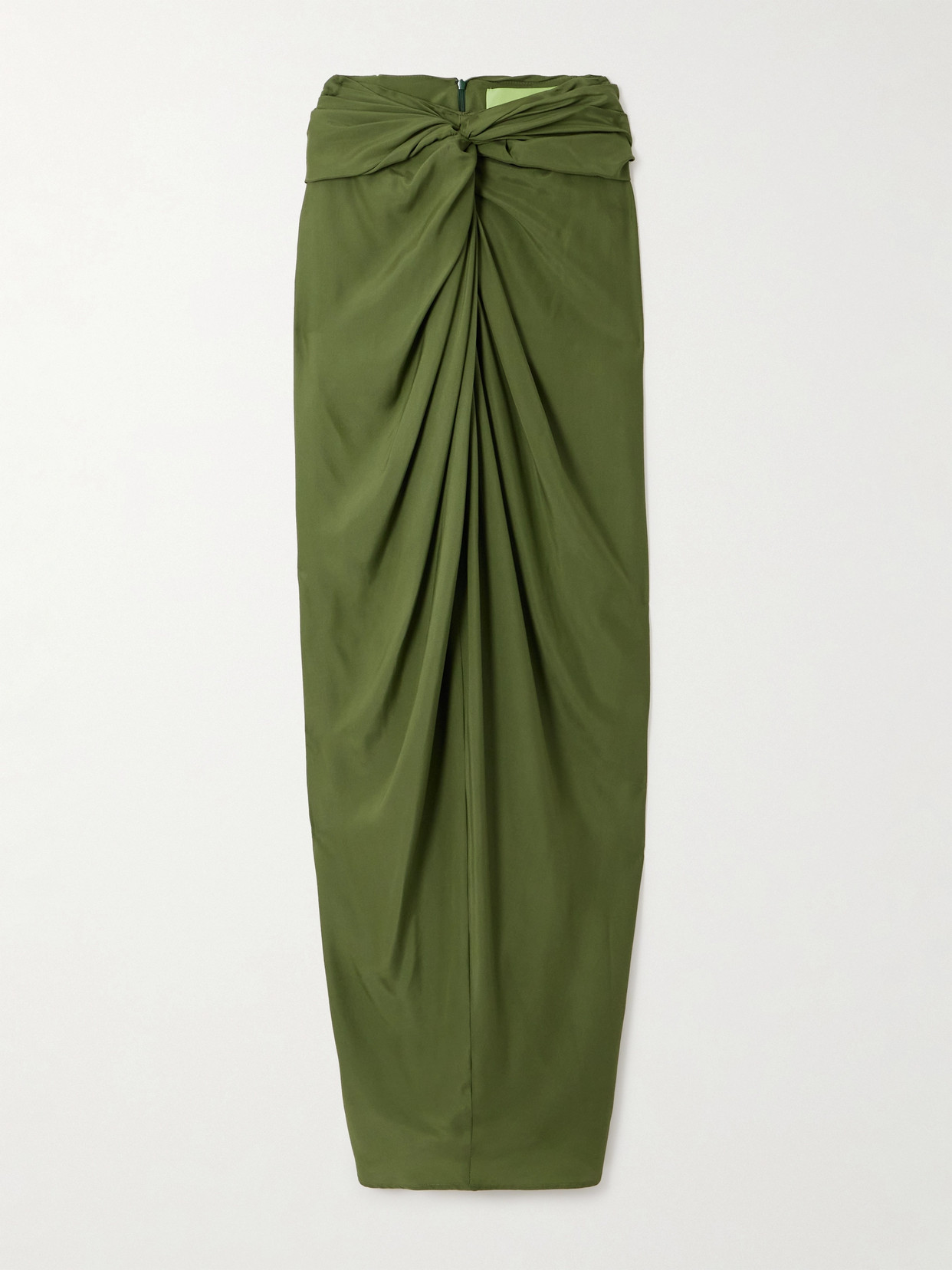 GAUGE81 Usuki Silk-satin Pareo - Green