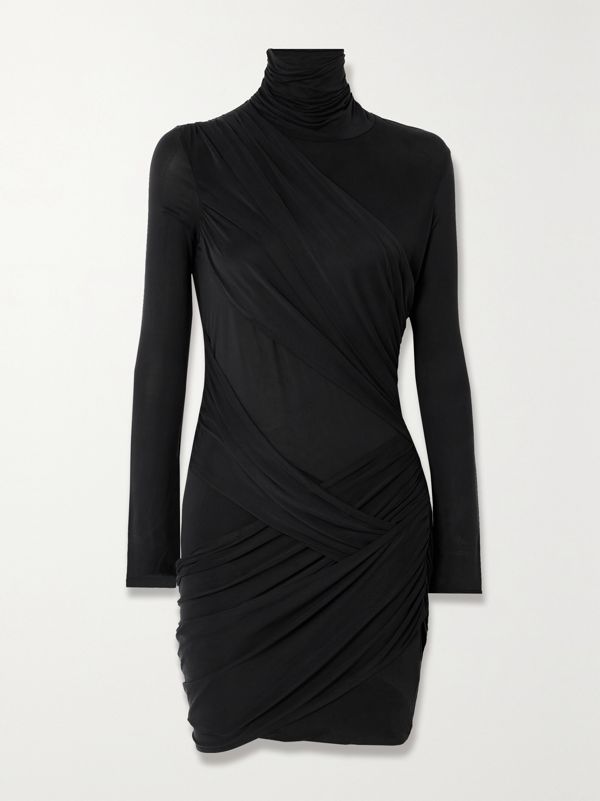 GAUGE81 Kores draped stretch-jersey turtleneck mini dress thumbnail