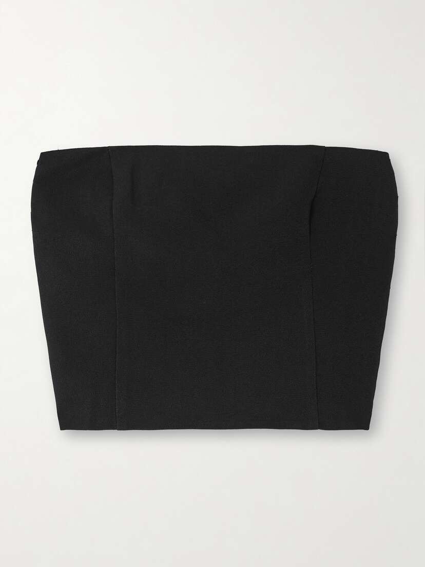 GAUGE81 Tona Cropped Strapless Crepe Top