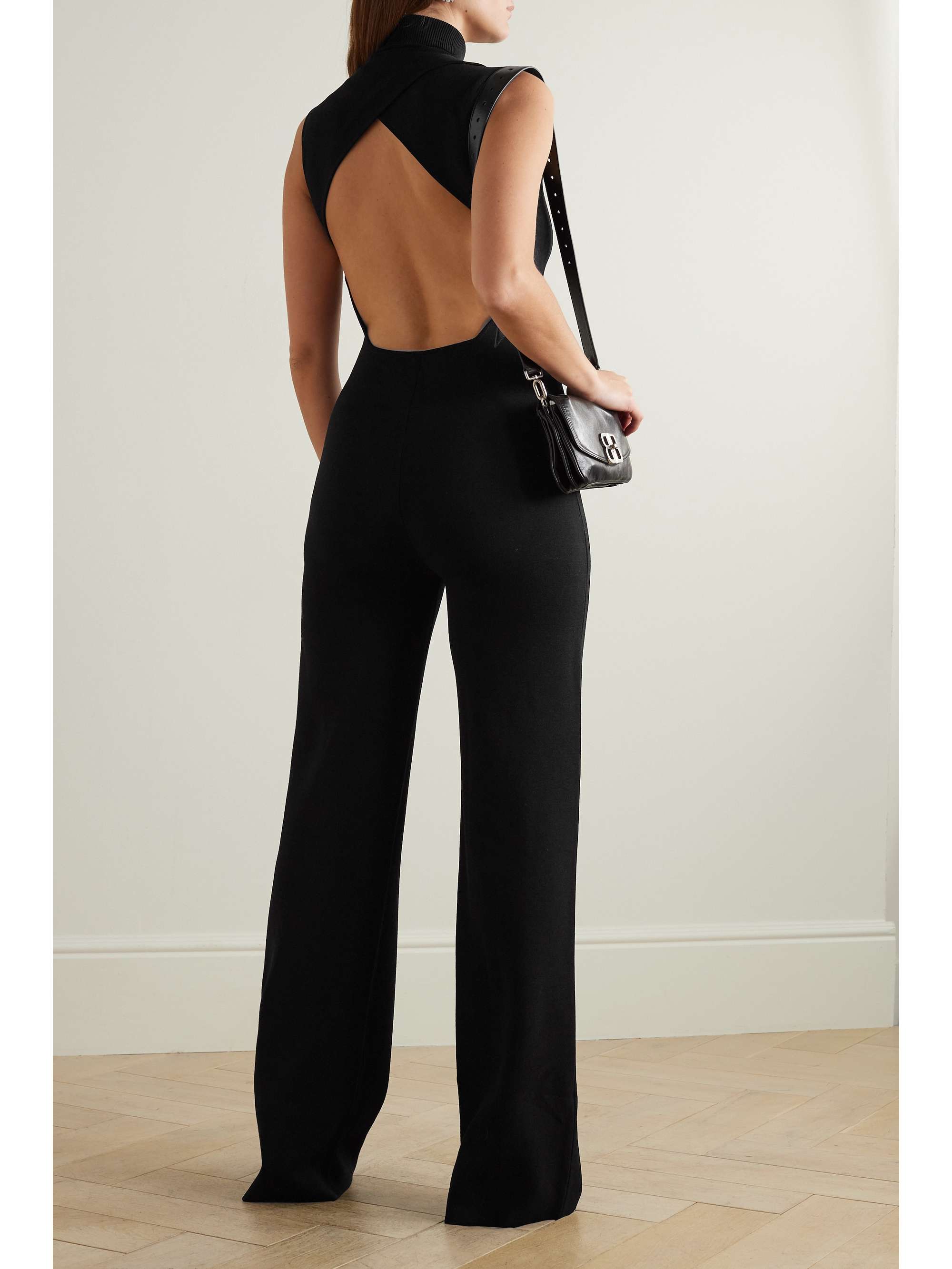 GAUGE81 Gijon open-back knitted turtleneck jumpsuit | NET-A