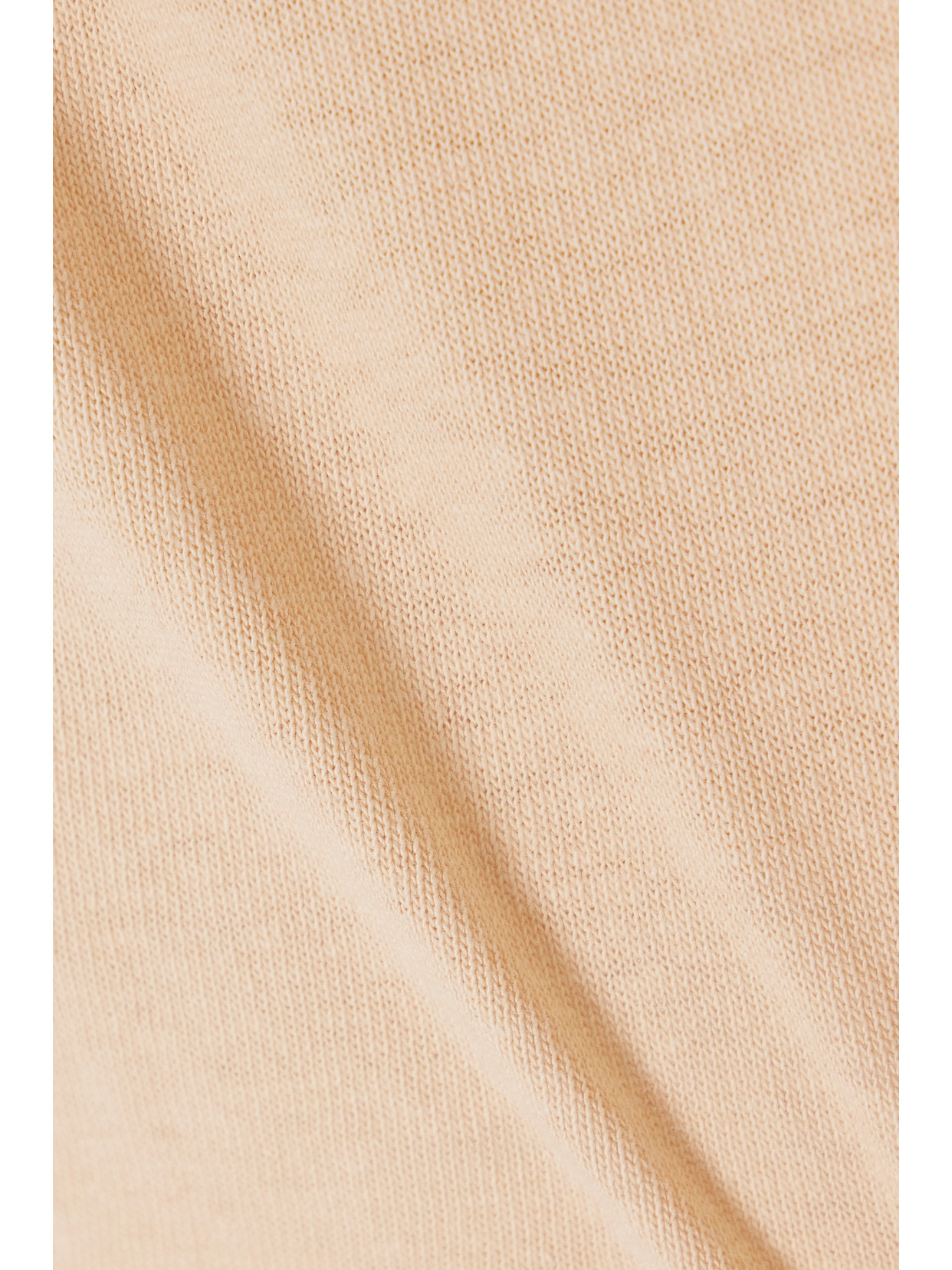 A. W.A. K.E. Mode - Button-Embellished Cutout Organic Cotton-Jersey T-Shirt