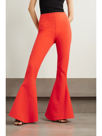 A.W.A.K.E. MODE Draped stretch-twill flared pants