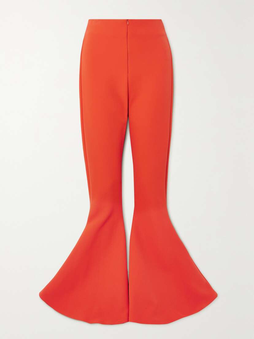 A.W.A.K.E. MODE Draped Stretch-twill Flared Pants