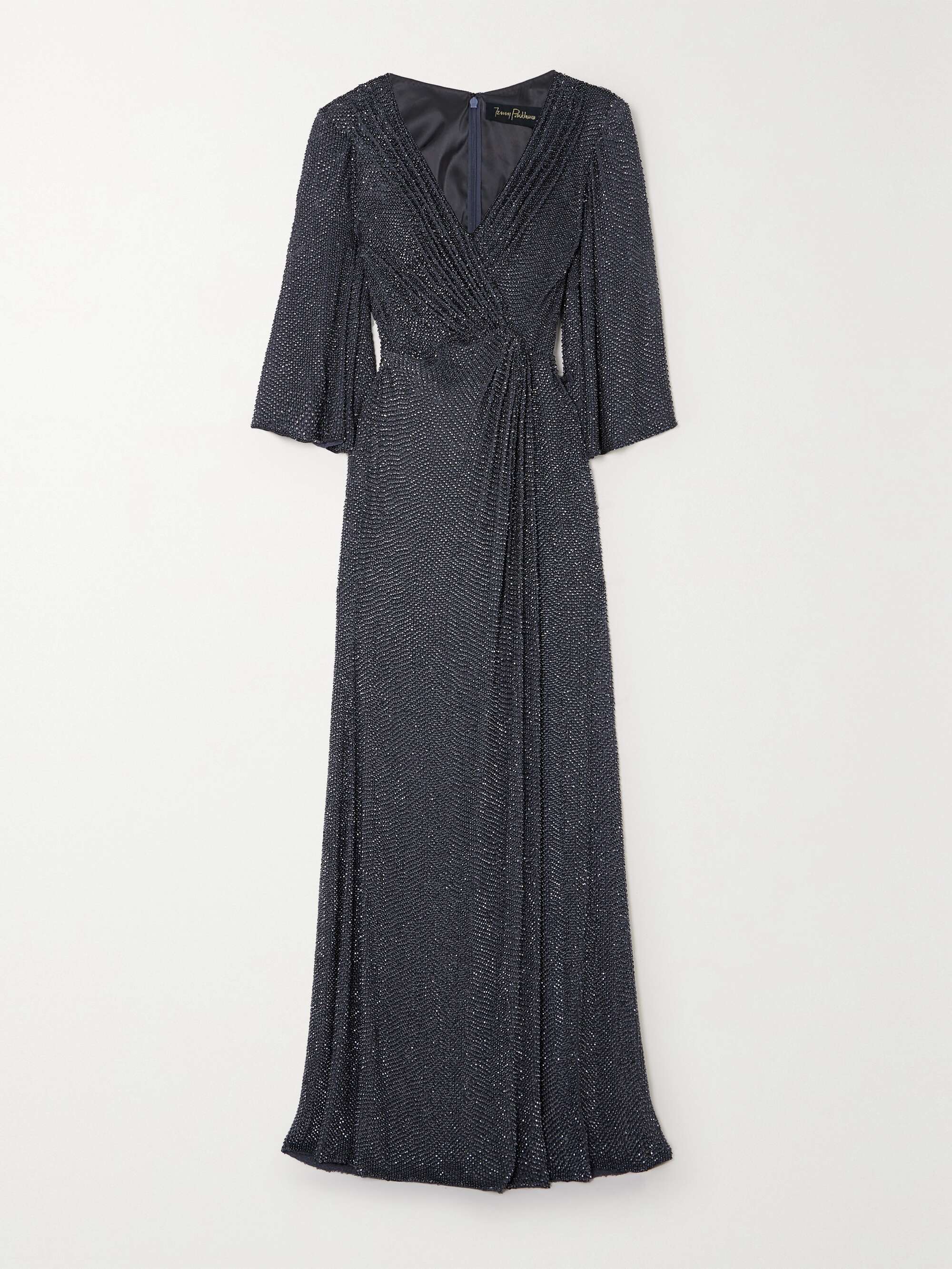 Jenny packham gold clearance wrap dress