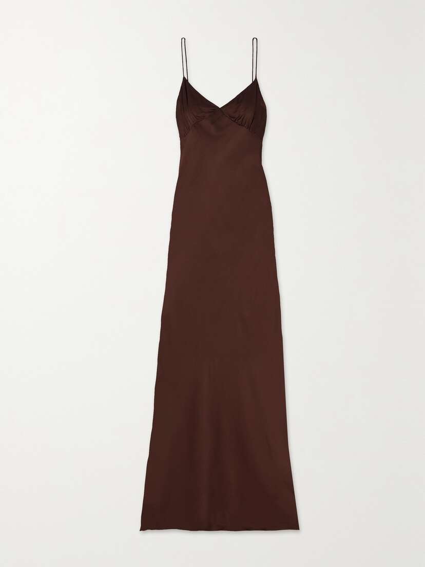Faithfull + Net Sustain Santiana Lenzing™ Ecovero™-satin Maxi Dress