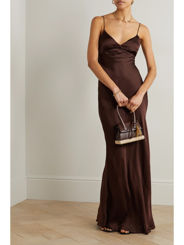 Faithfull + NET SUSTAIN Santiana LENZING™ ECOVERO™-satin maxi dress