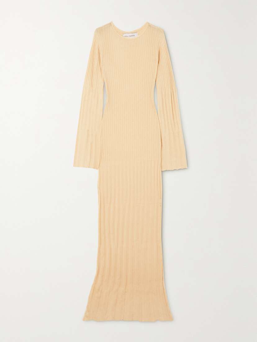 Faithfull + Net Sustain Serafia Ribbed-knit Maxi Dress - xx large