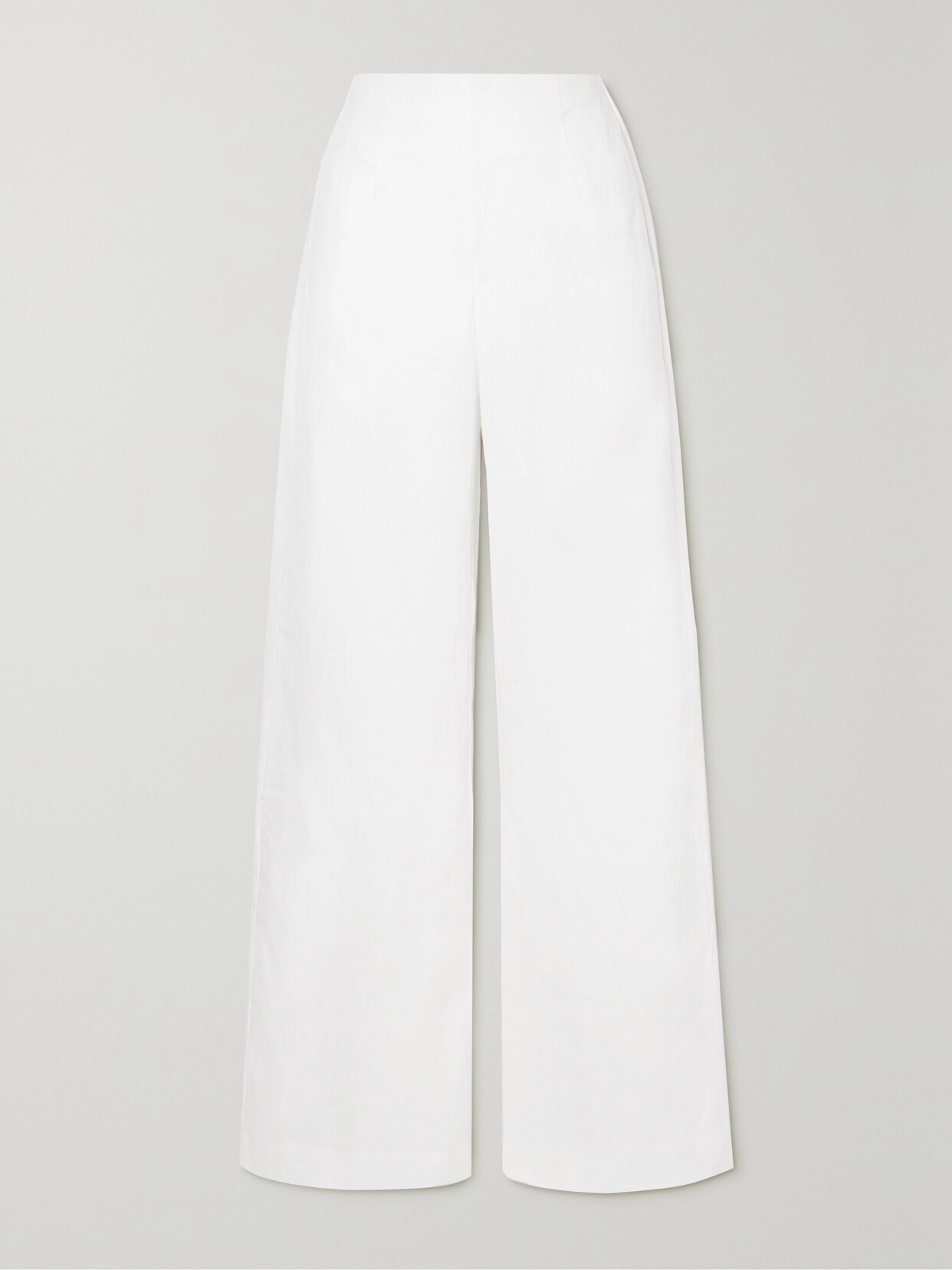 Faithfull The Brand + Net Sustain La Plage De Mau Linen Wide-leg Pants In White