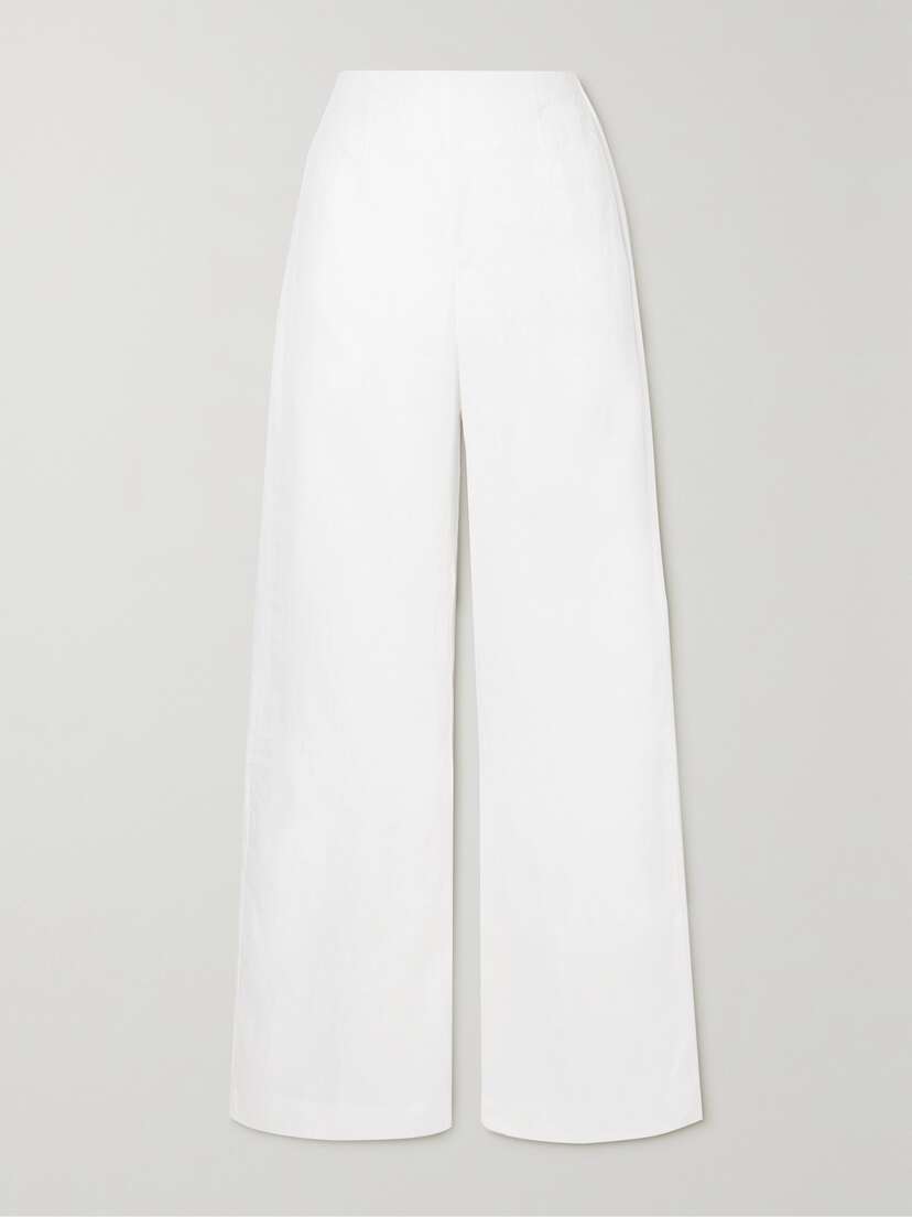 + Net Sustain La Plage De Mau Linen Wide-leg Pants | Image | 0