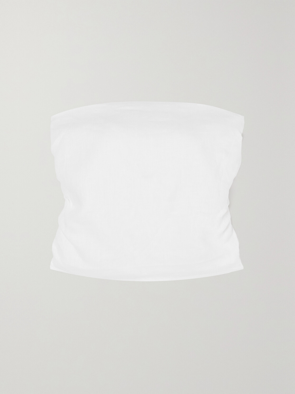 Faithfull The Brand + Net Sustain Praiyah Strapless Linen Top - White