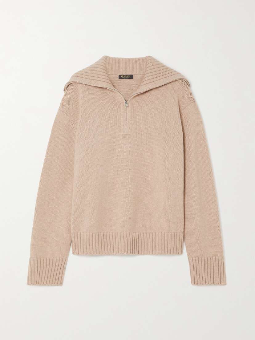Loro Piana Cashmere Half-zip Sweater