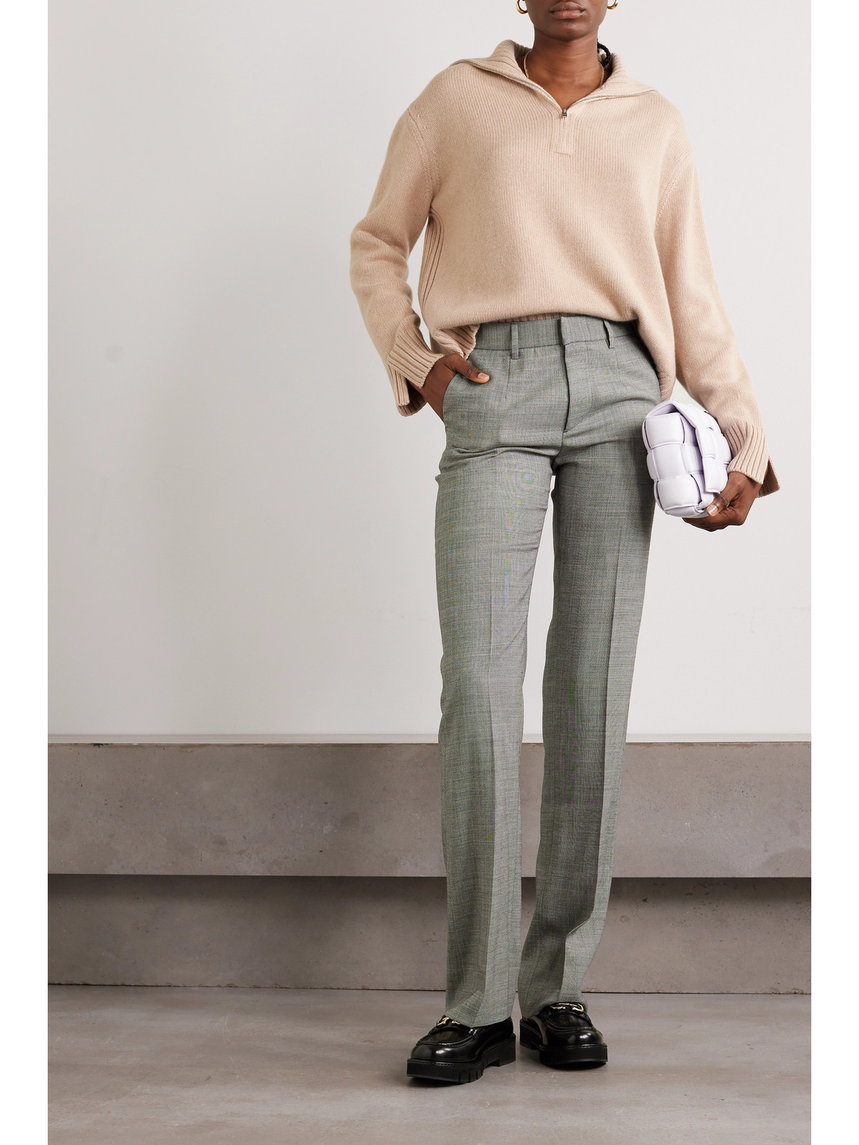 Cashmere Half-Zip Sweater