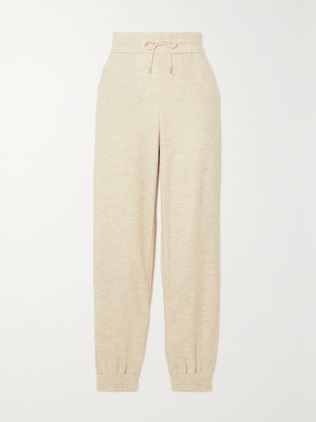 Loro Piana - Tacna Cotton, Linen And Hemp-blend Terry Track Pants - Off-white