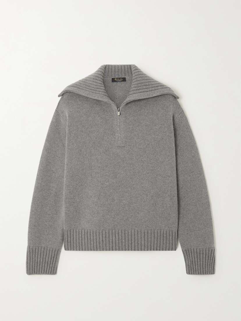 Loro Piana Cashmere Half-zip Sweater