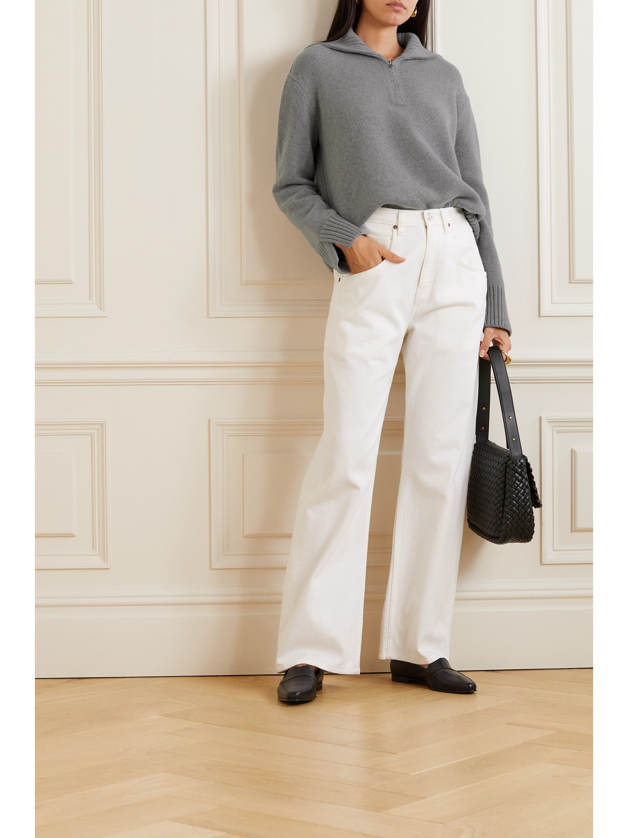 Cashmere Half-Zip Sweater