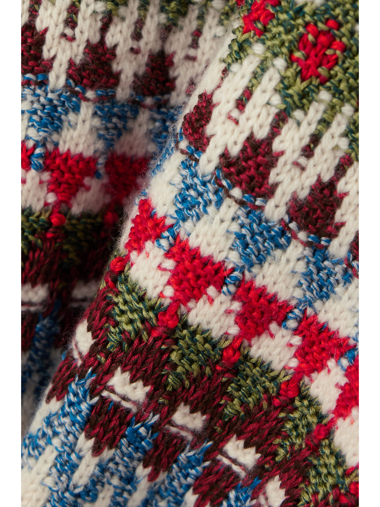 Trujillo Fair Isle Silk, Cashmere And Cotton-Blend Sweater